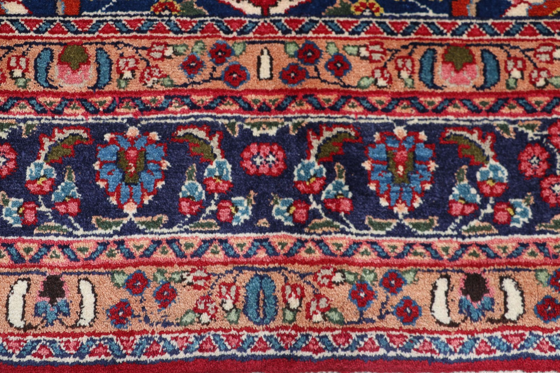 Handgeknüpfter Mashhad Perserteppich, 196 × 305 cm, Wolle