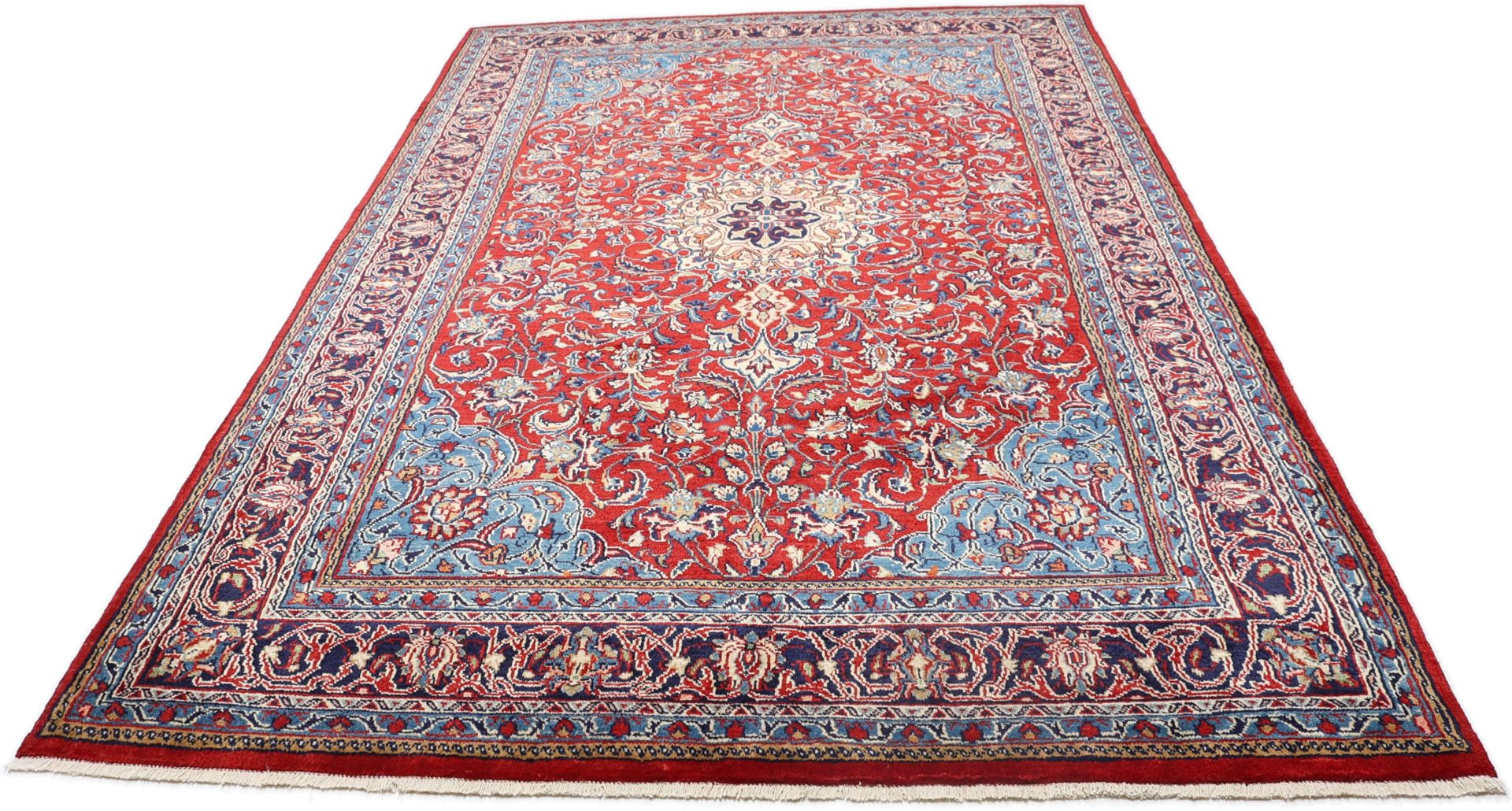 perserteppich-mahal-202-x-320-cm-schurwolle-handgeknupft-fein-4 Handgeknüpfter Perserteppich, 202 × 320 cm, Wolle