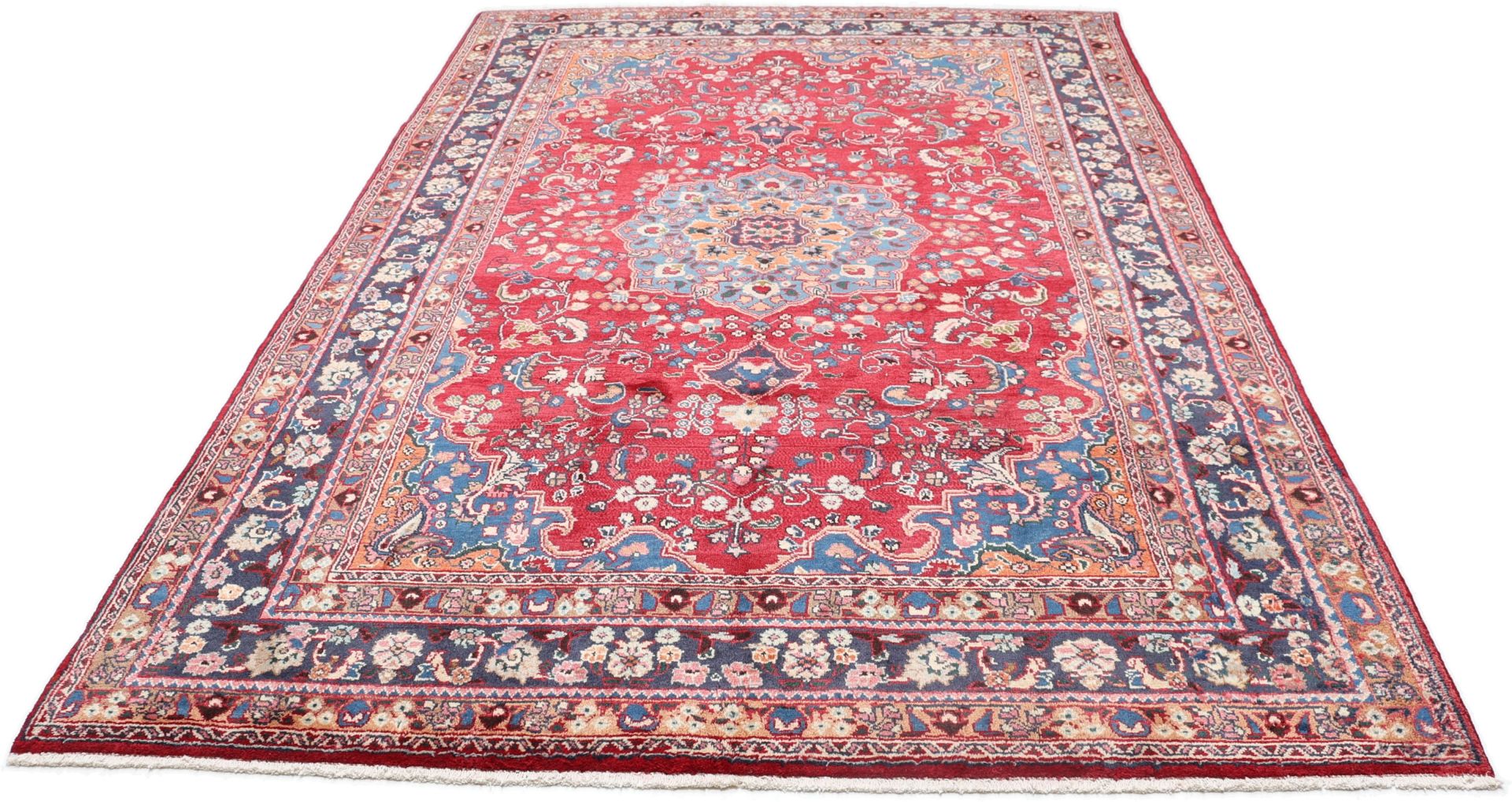 Mashhad Perserteppich aus Iran, 200 × 305 cm