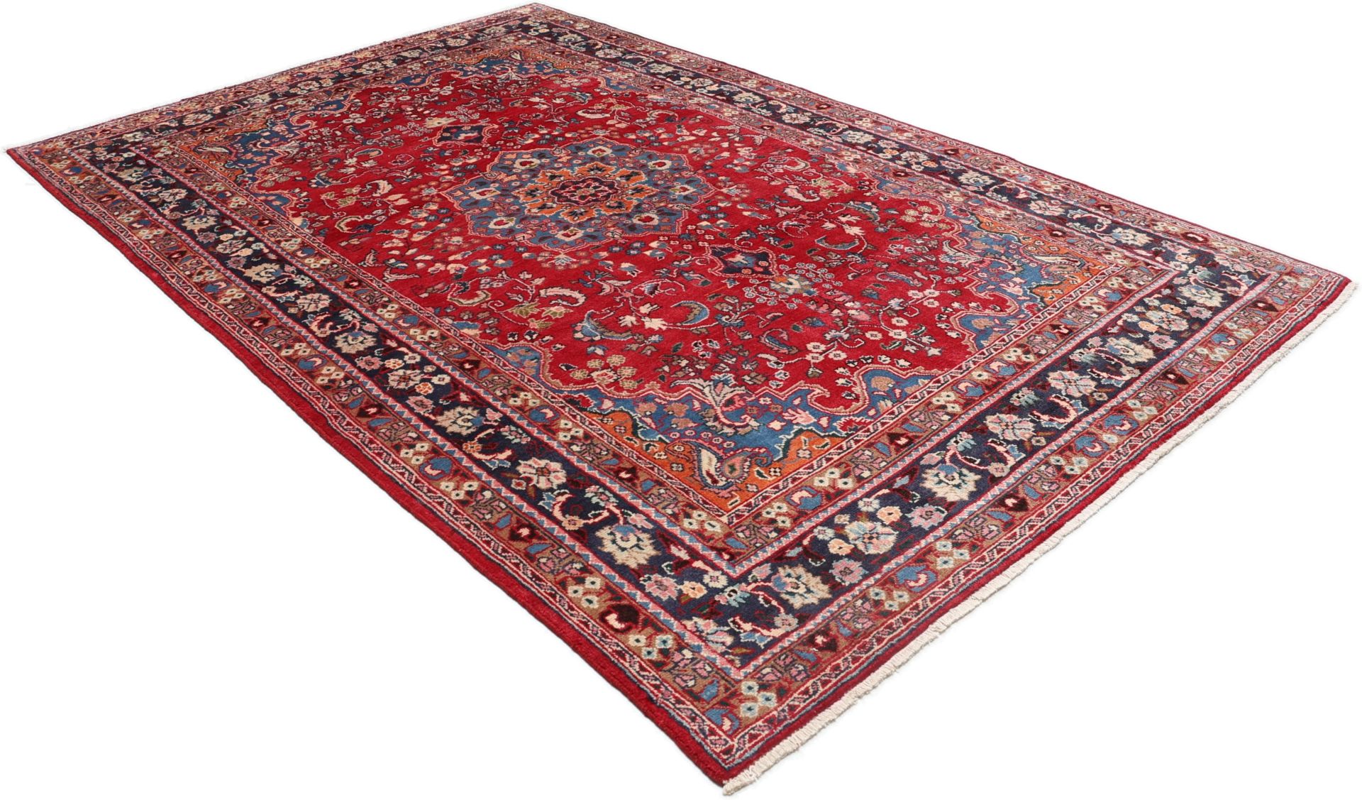 Mashhad Perserteppich aus Iran, 200 × 305 cm