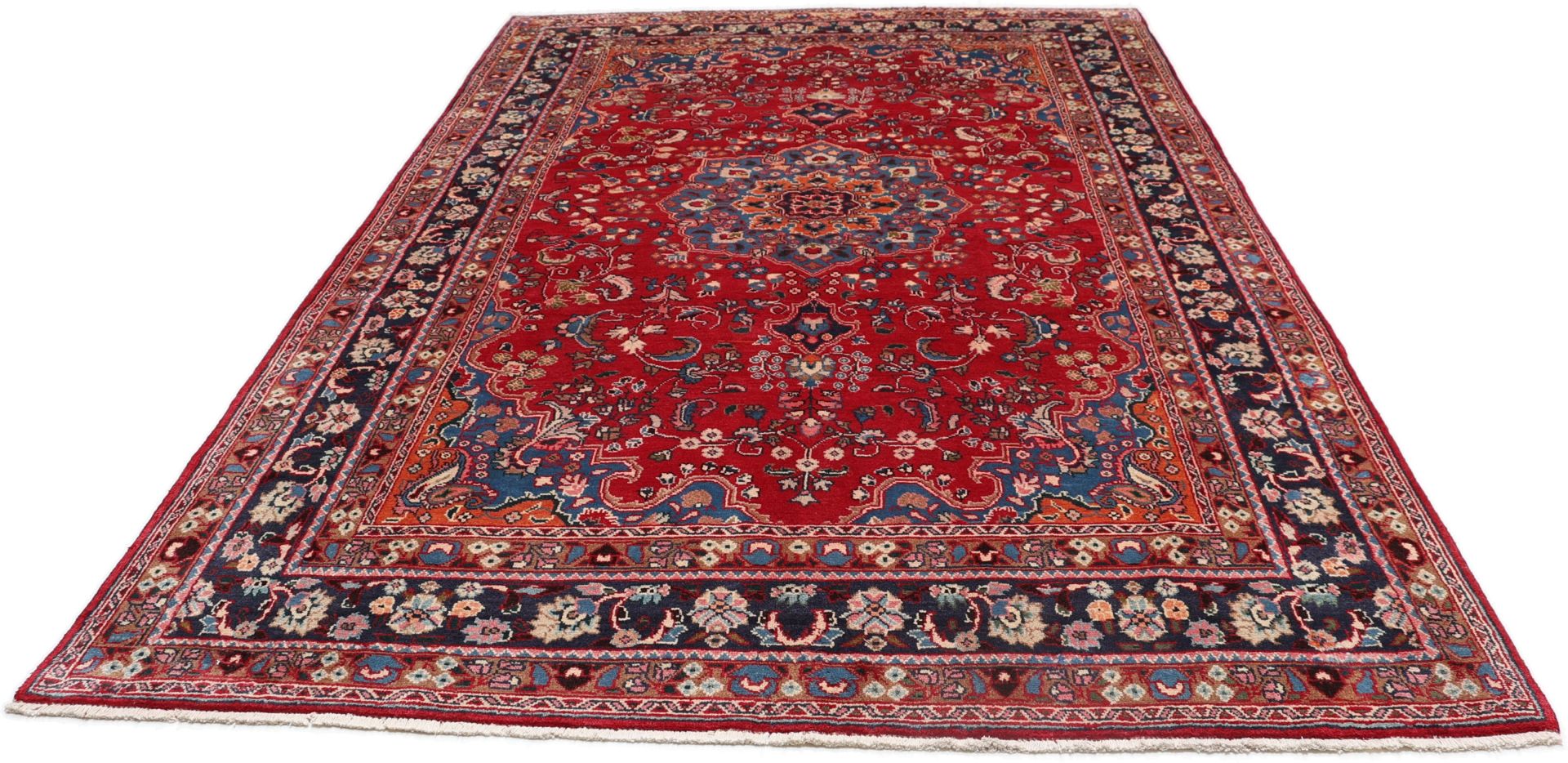Mashhad Perserteppich aus Iran, 200 × 305 cm