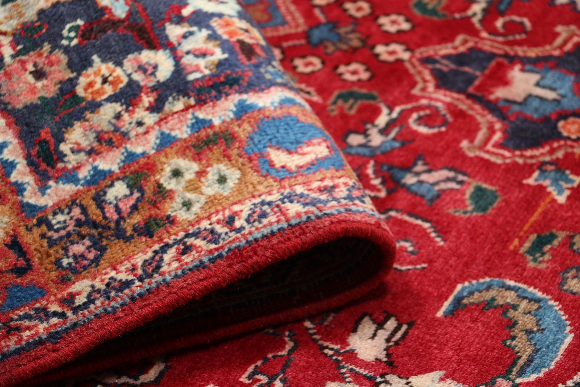 Mashhad Perserteppich aus Iran, 200 × 305 cm