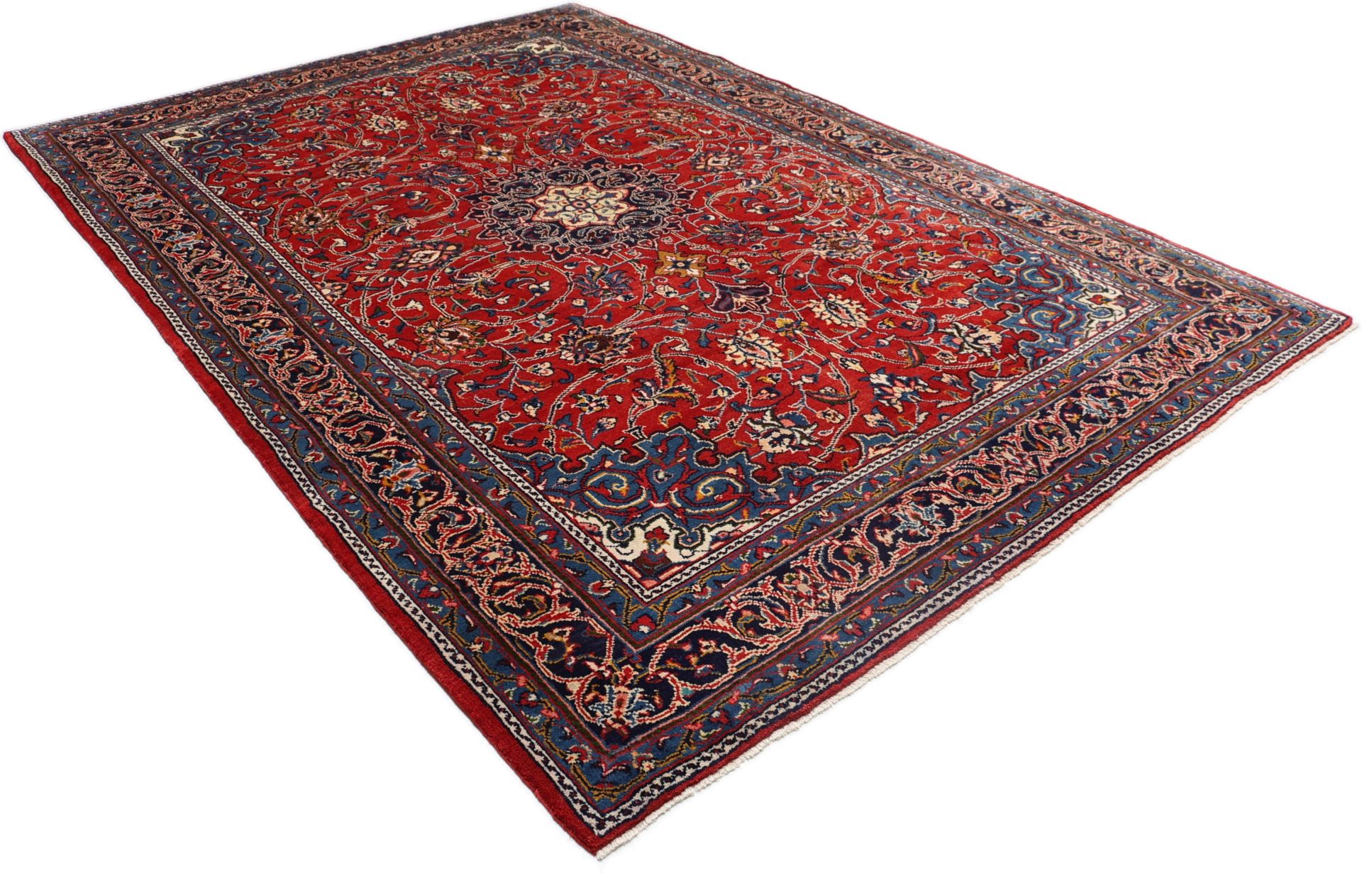 perserteppich-mahal-220-x-322-cm-schurwolle-handgeknupft-9 Handgeknüpfter Perserteppich 220 × 322 cm