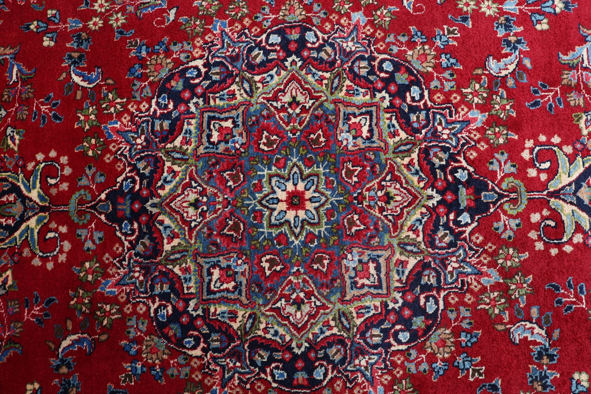 perserteppich-mashad-195-x-300-cm-schurwolle-handgeknupft-floral-18 Handgeknüpfter Mashhad Perserteppich 195 × 300 cm