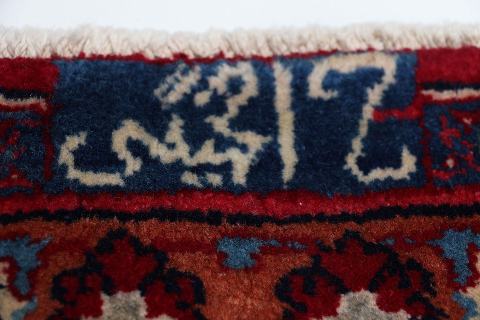perserteppich-mashad-195-x-300-cm-schurwolle-handgeknupft-floral-22 Handgeknüpfter Mashhad Perserteppich 195 × 300 cm