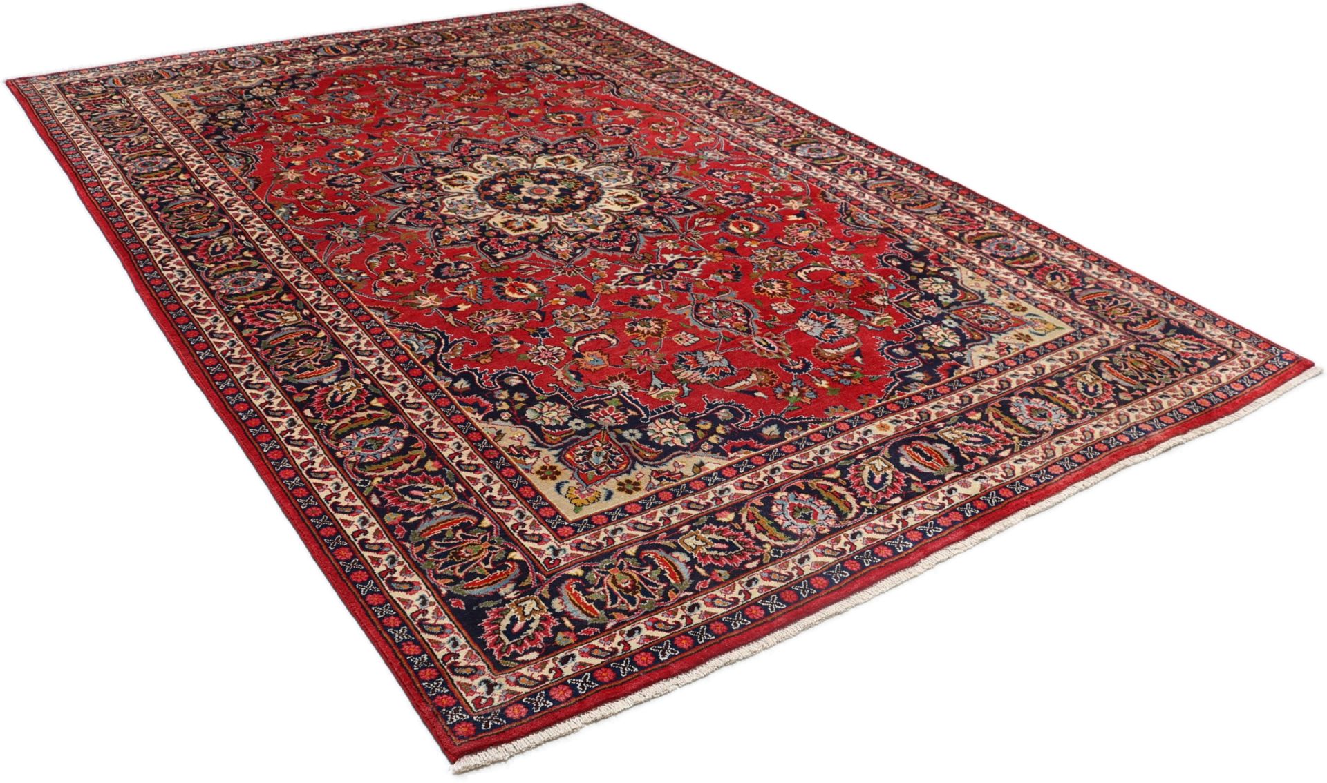 Mashhad Perserteppich aus Iran, 197 × 290 cm