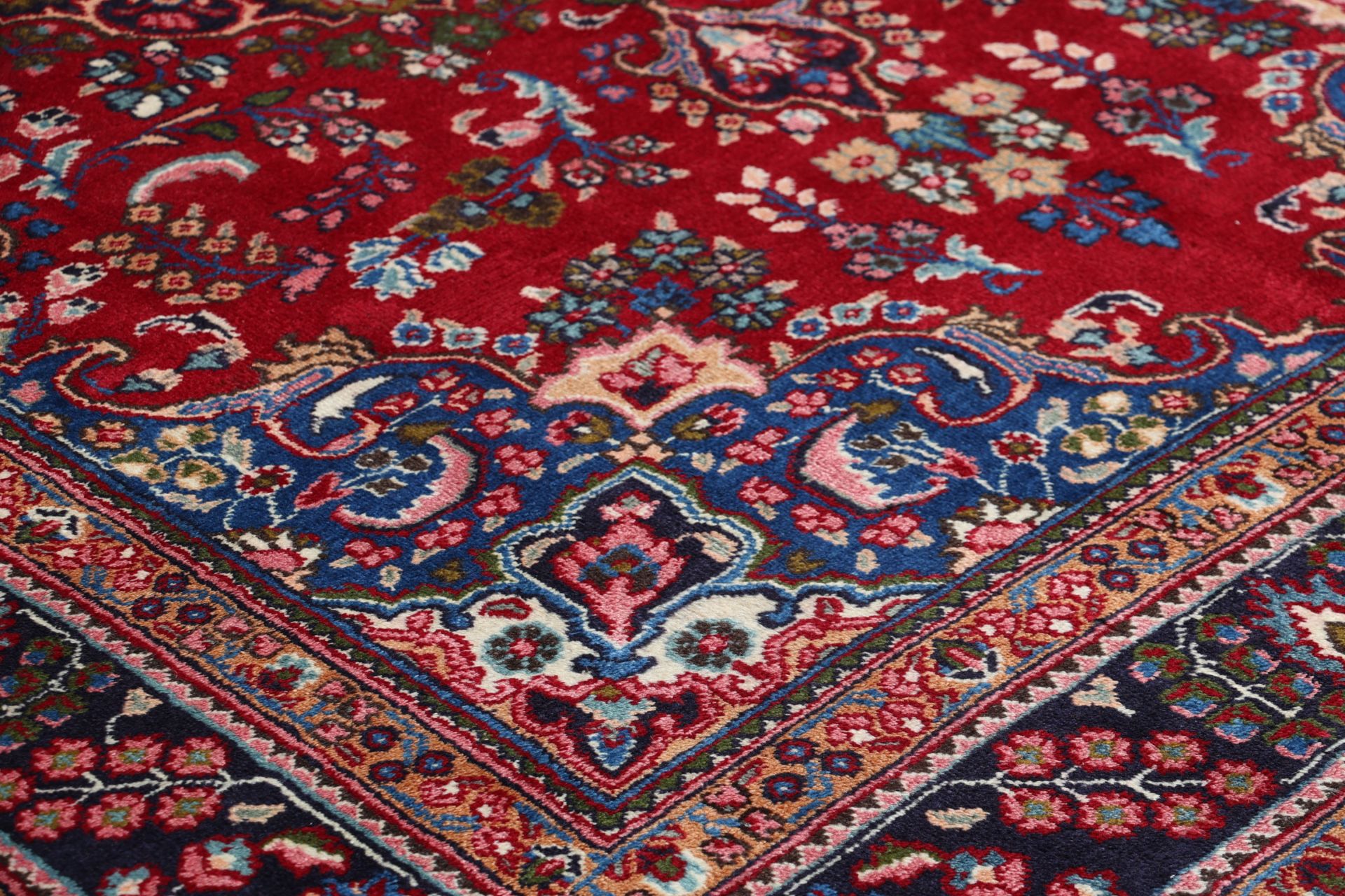 Mashhad Perserteppich 198 × 300 cm aus Wolle, handgeknüpft