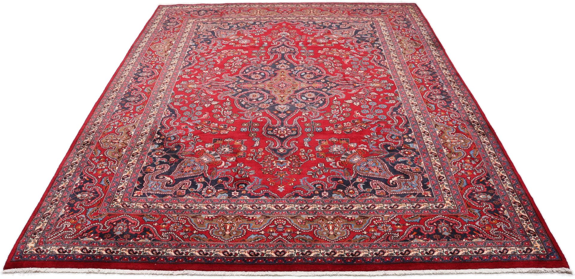Handgeknüpfter Mashhad Perserteppich 260 × 345 cm