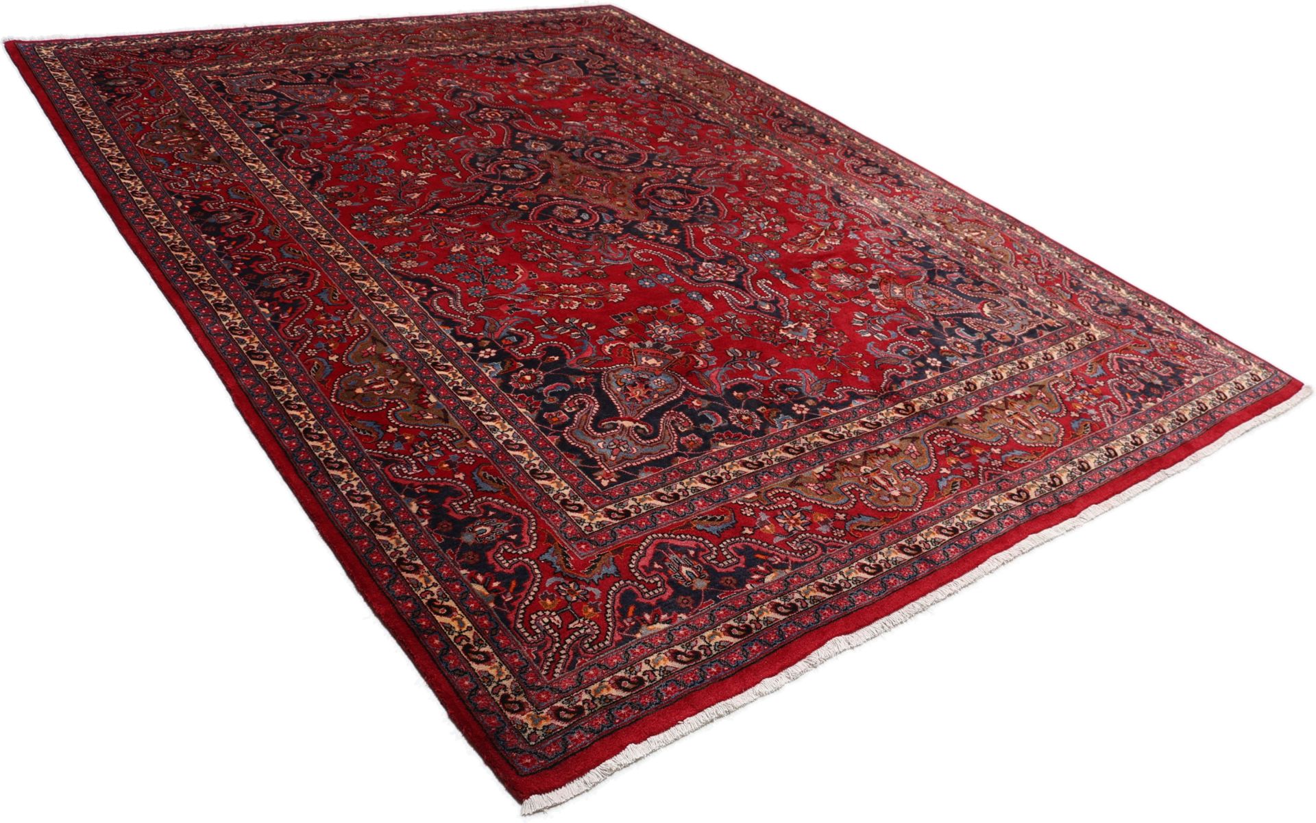 Handgeknüpfter Mashhad Perserteppich 260 × 345 cm