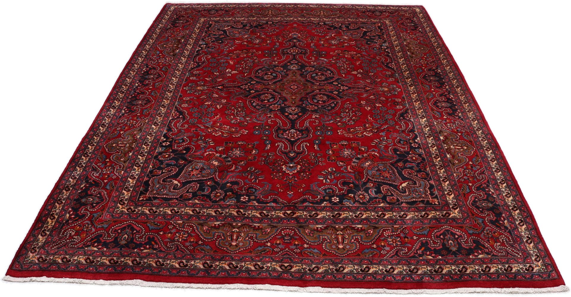 Handgeknüpfter Mashhad Perserteppich 260 × 345 cm