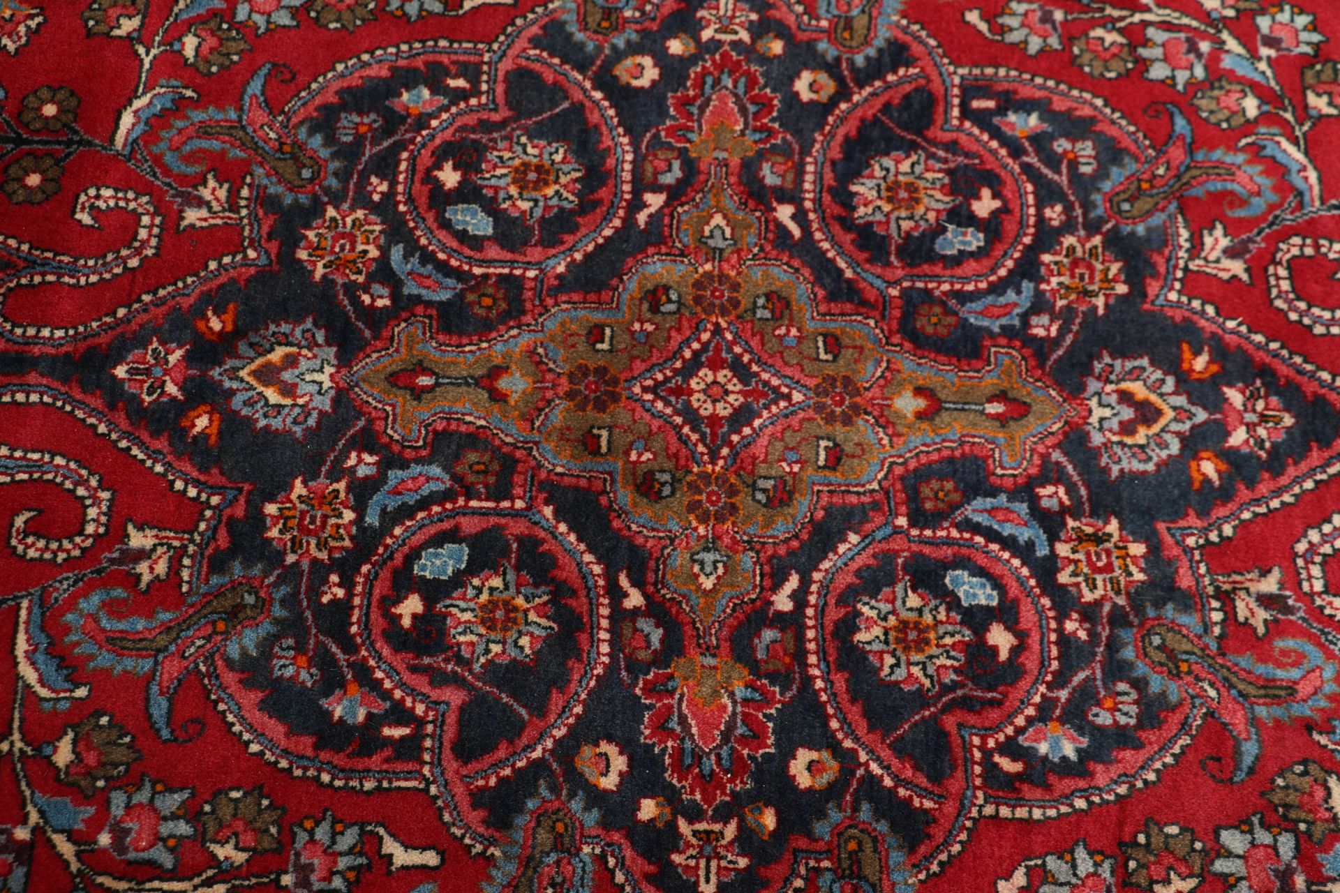 Handgeknüpfter Mashhad Perserteppich 260 × 345 cm