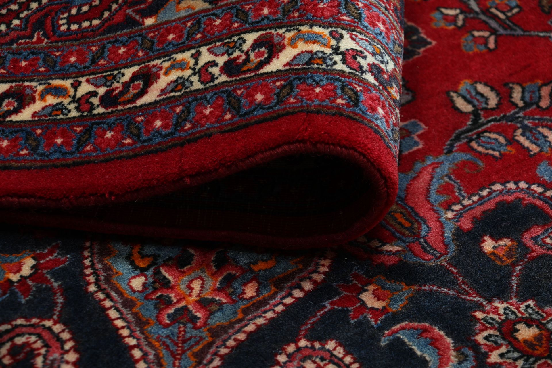 Handgeknüpfter Mashhad Perserteppich 260 × 345 cm