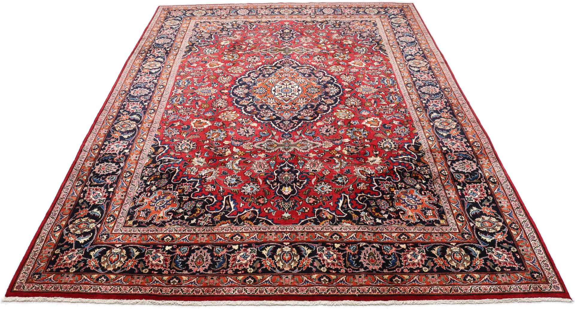 Mashhad Perserteppich 242 × 330 cm aus Wolle, handgeknüpft