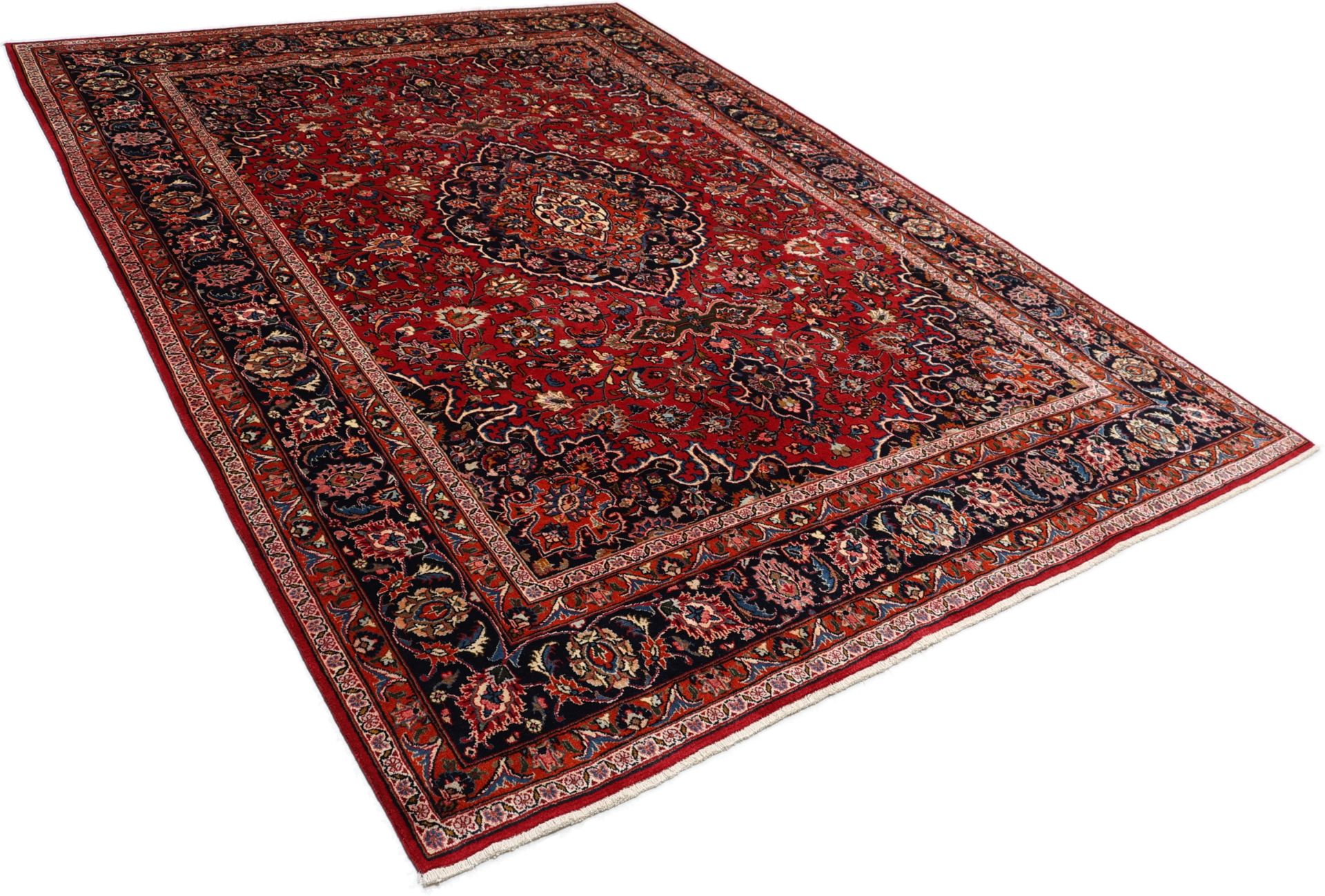 Mashhad Perserteppich 242 × 330 cm aus Wolle, handgeknüpft