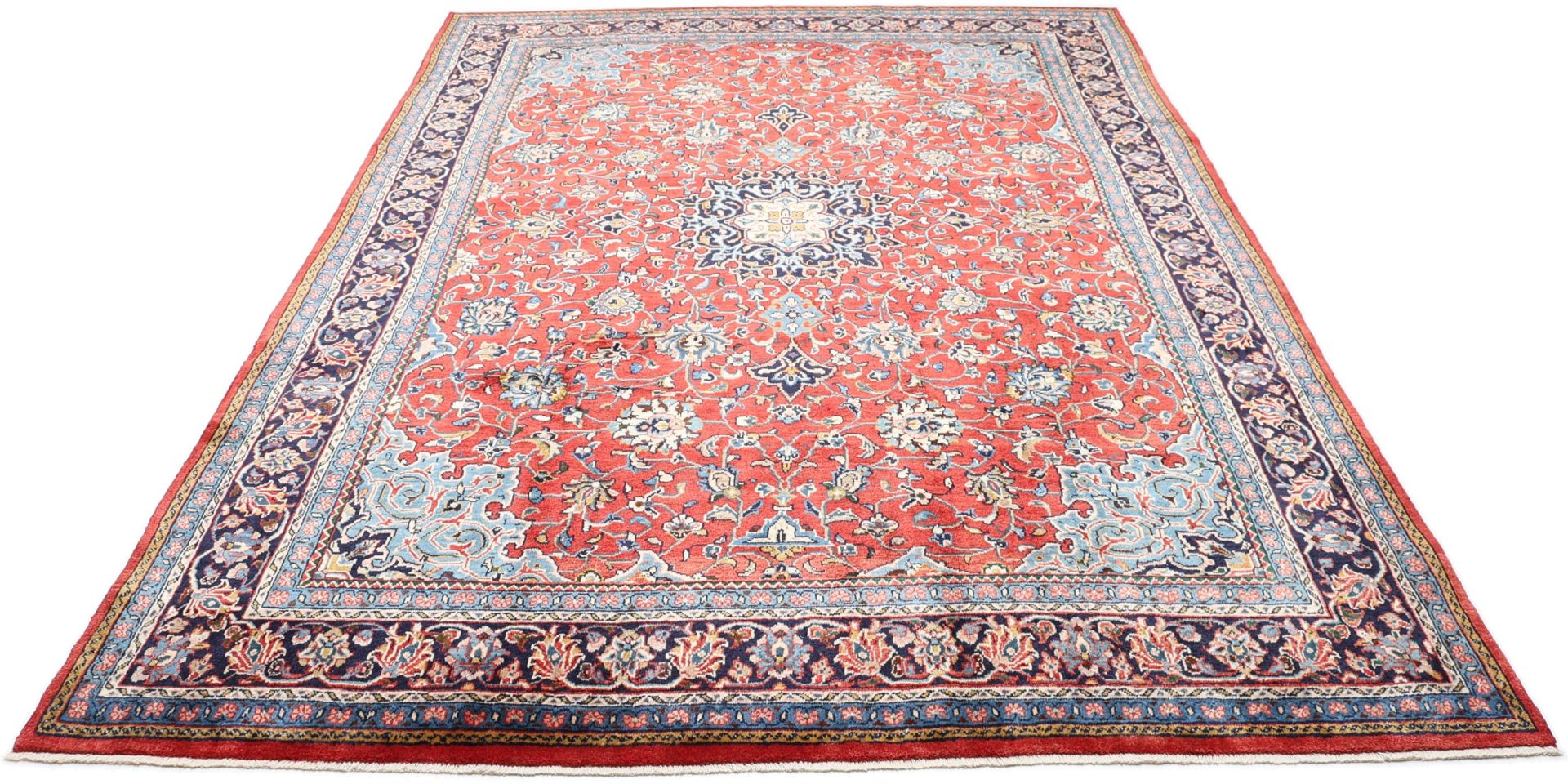 perserteppich-mahal-257-x-367-cm-schurwolle-handgeknupft-4 Handgeknüpfter Perserteppich, 257 × 367 cm, Wolle