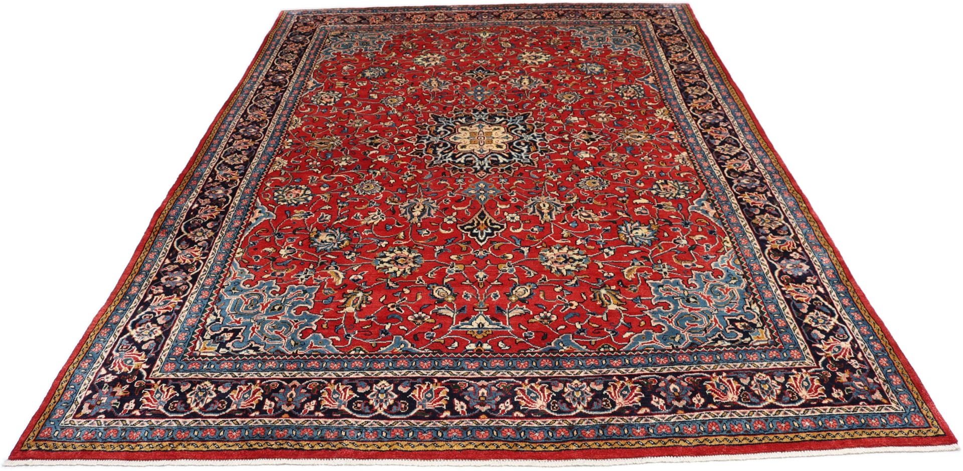 perserteppich-mahal-257-x-367-cm-schurwolle-handgeknupft-14 Handgeknüpfter Perserteppich, 257 × 367 cm, Wolle