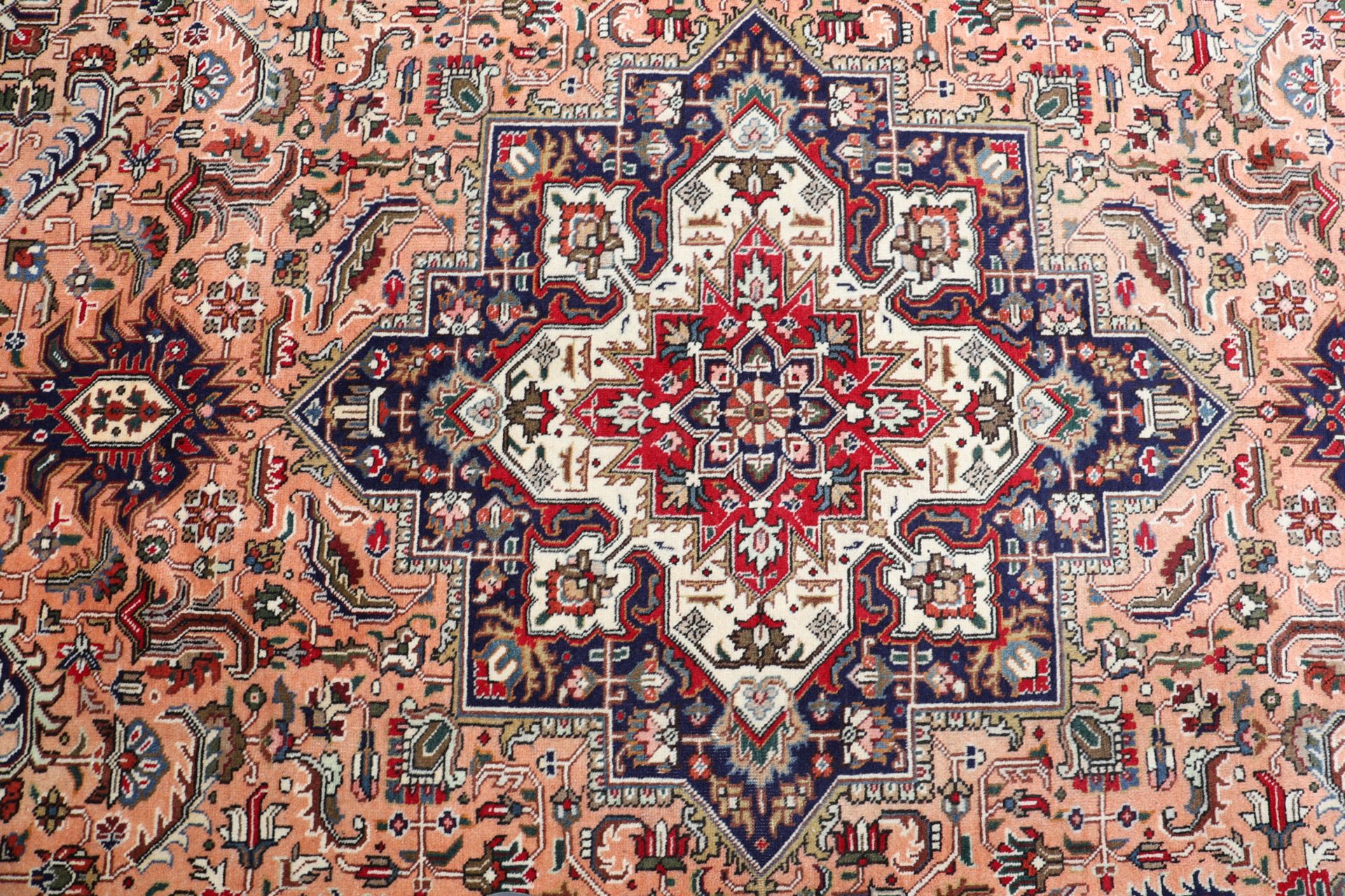 Handgeknüpfter Täbriz Perserteppich, 246 × 343 cm, Wolle