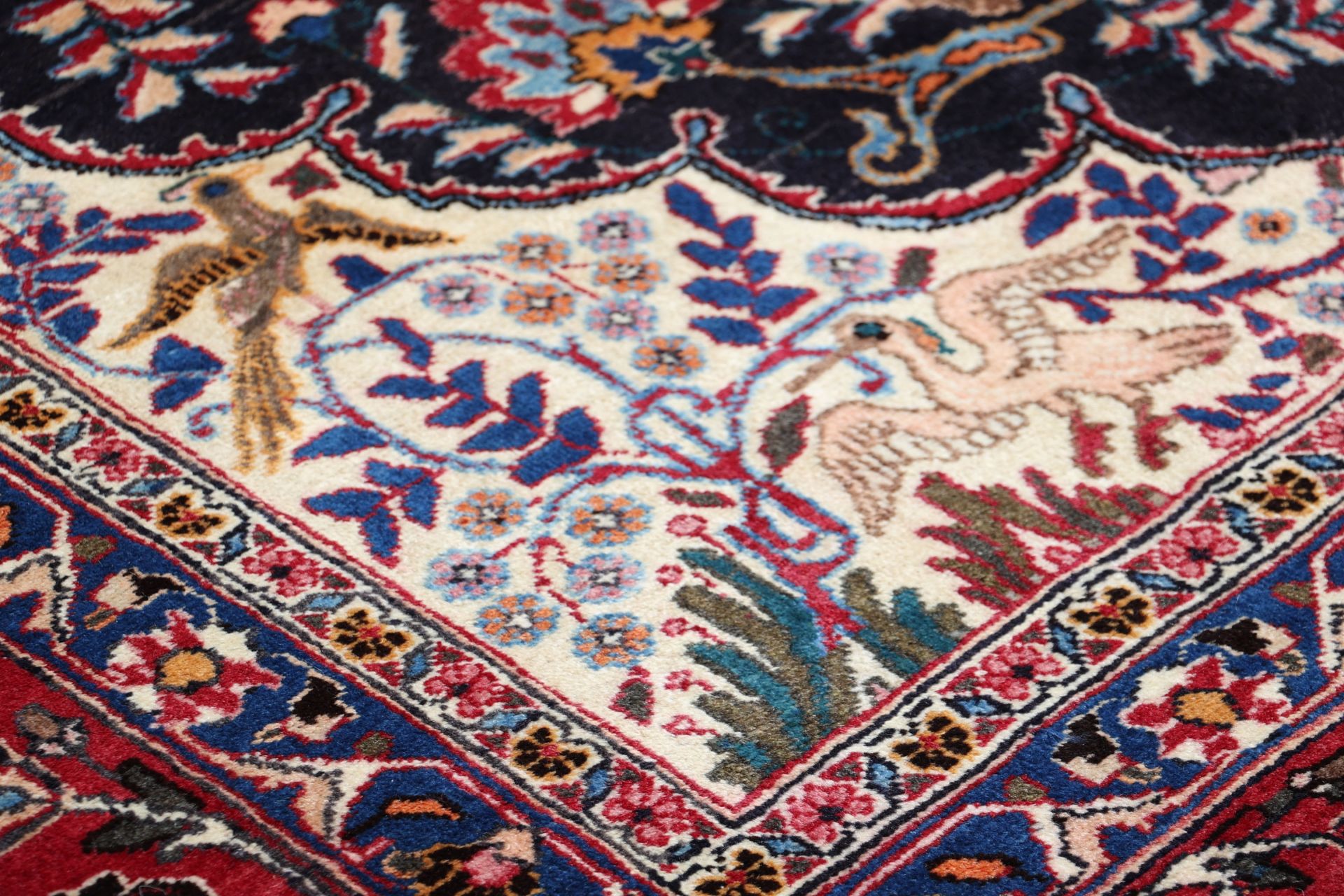 Handgeknüpfter Mashhad Perserteppich 248 × 345 cm