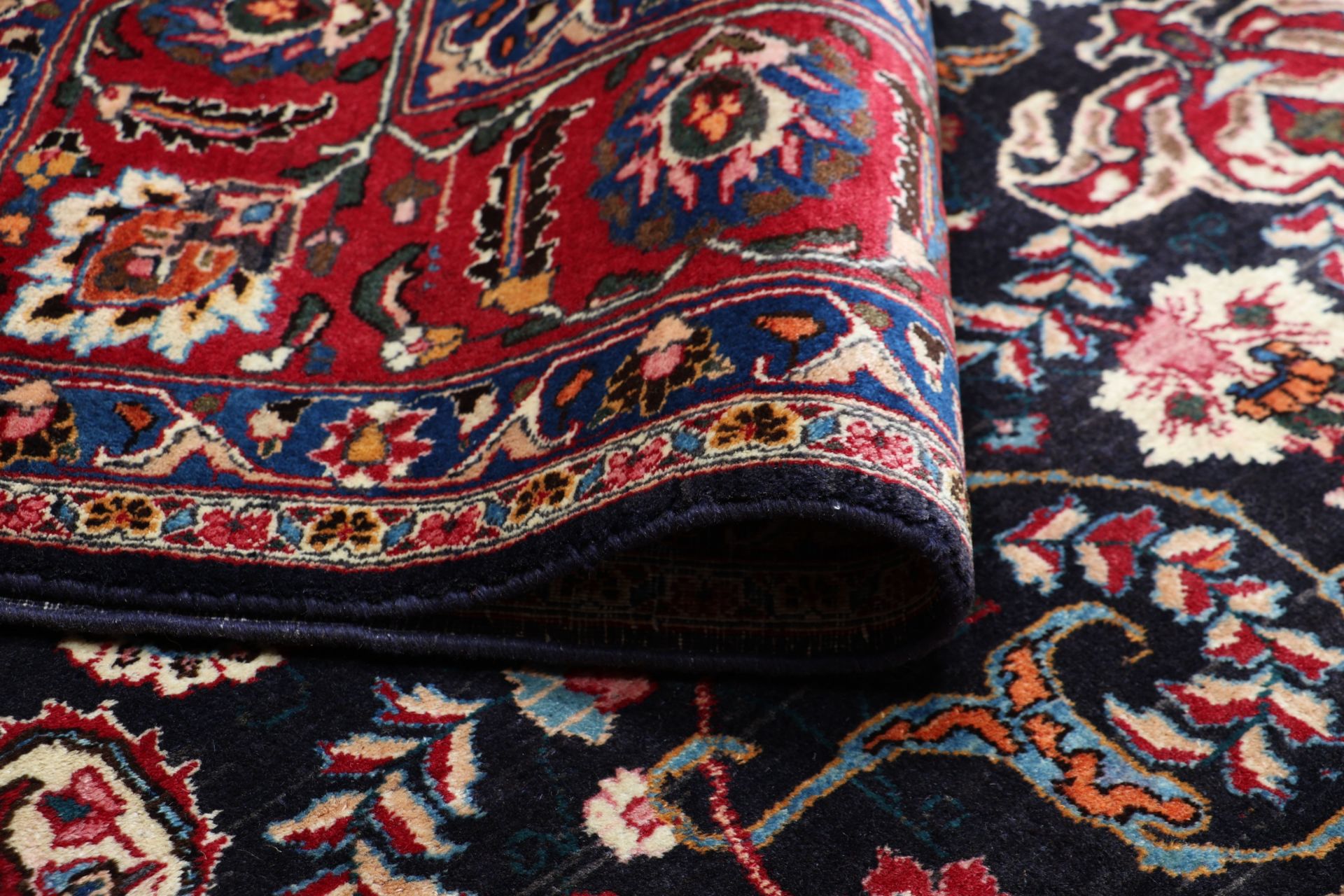 Handgeknüpfter Mashhad Perserteppich 248 × 345 cm