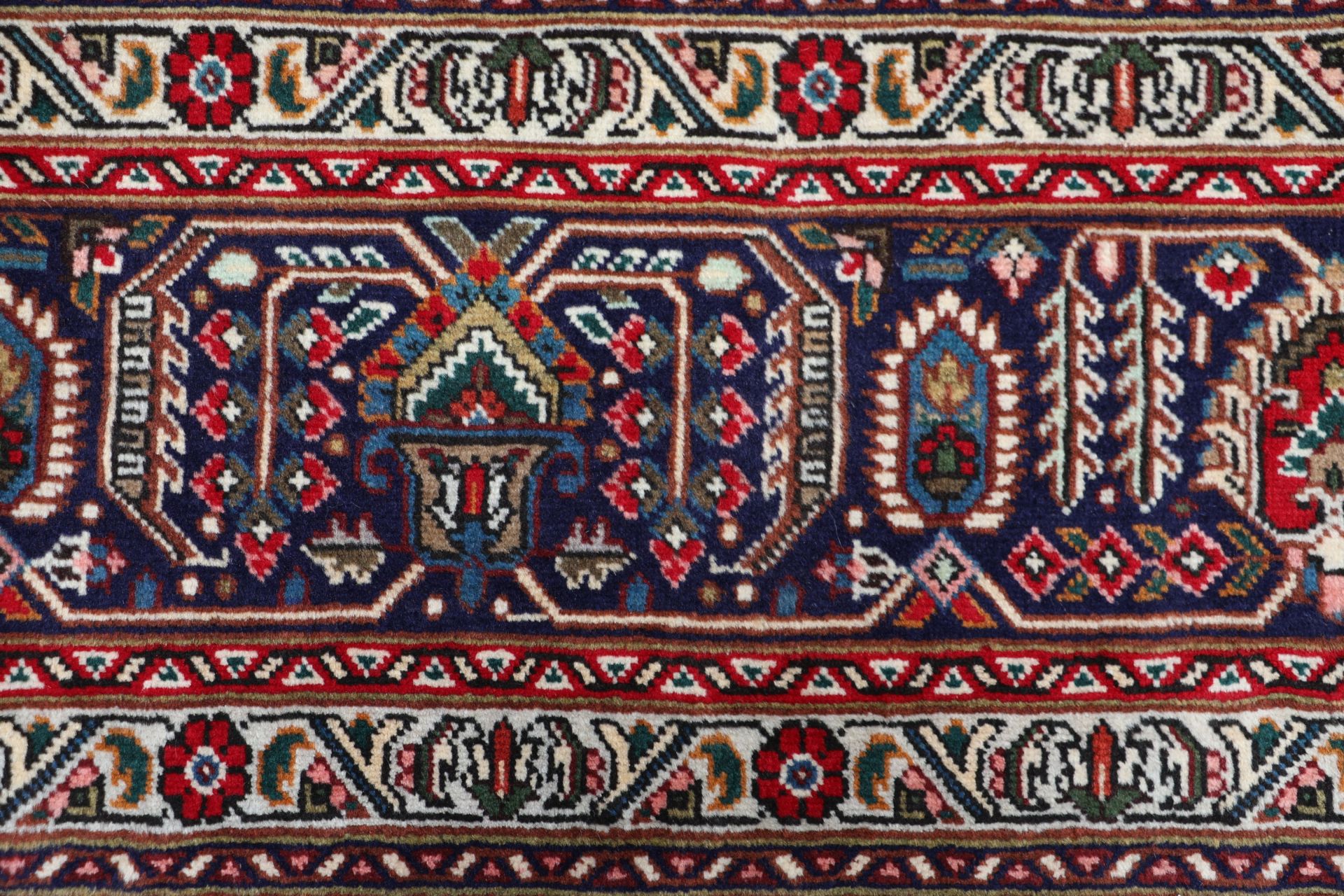 Handgeknüpfter Täbriz Perserteppich, 248 × 347 cm, Wolle