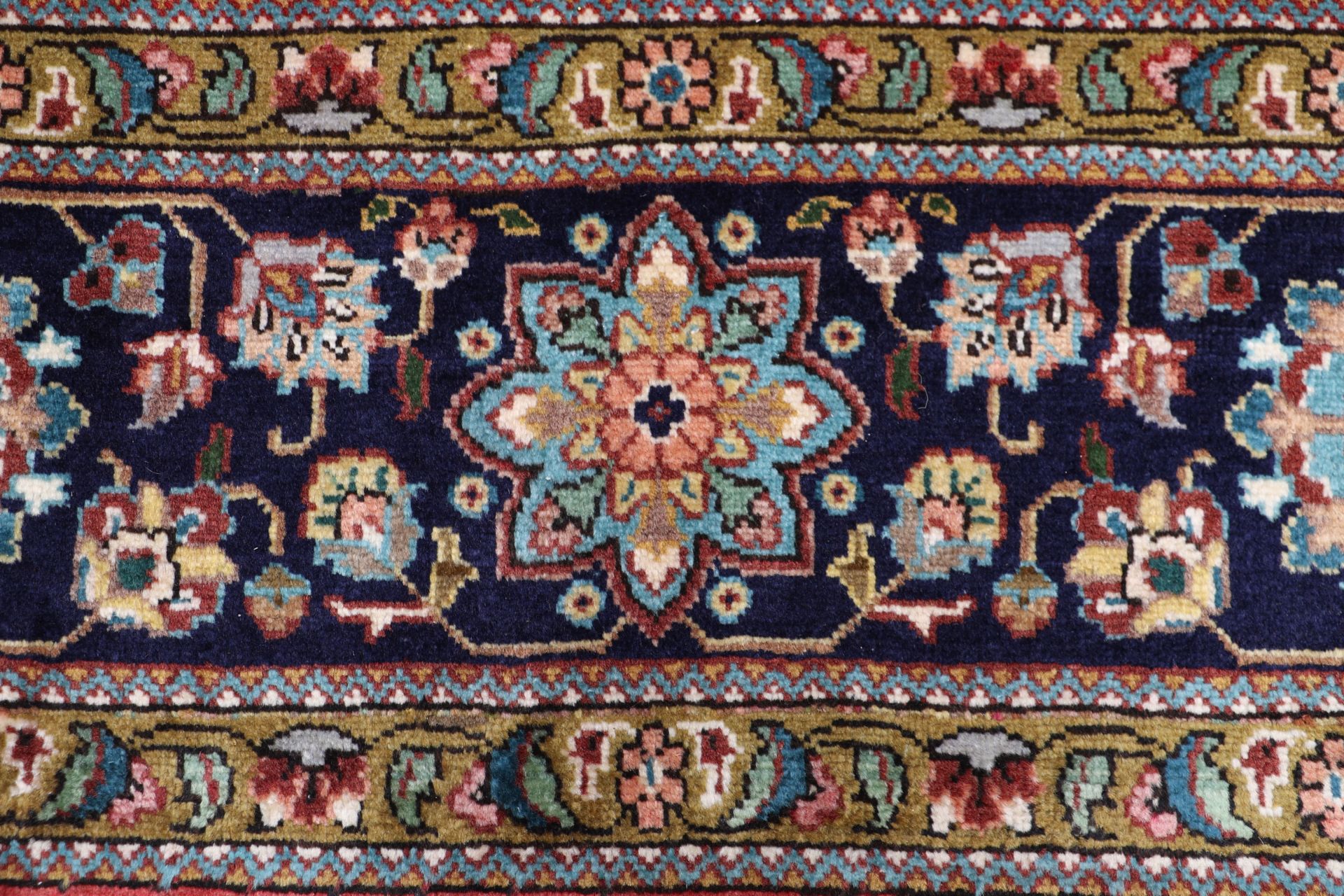 Handgeknüpfter Täbriz Perserteppich, 248 × 340 cm, Wolle