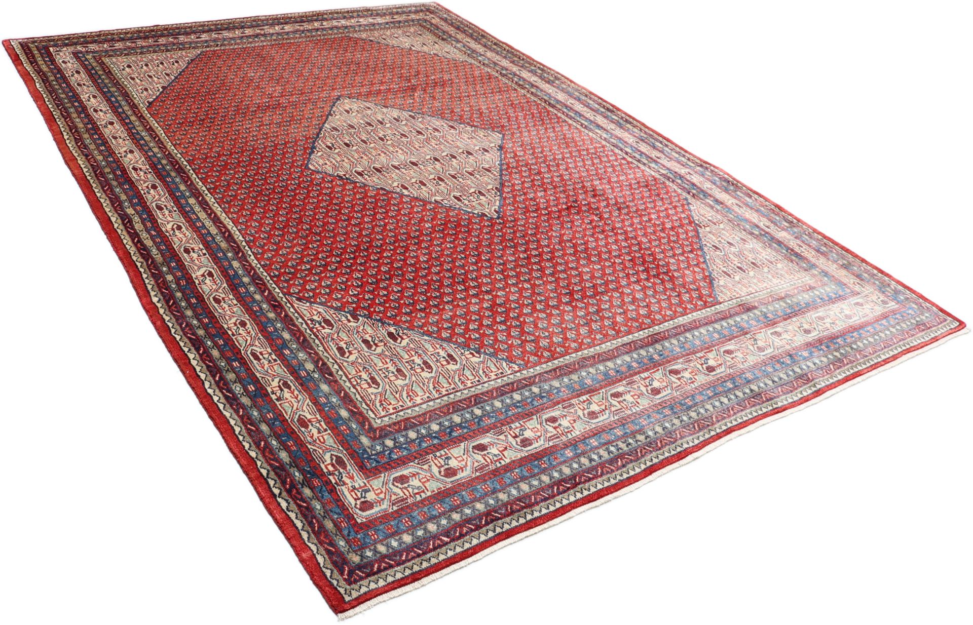 Sarough Perserteppich 234 × 338 cm aus Wolle, handgeknüpft