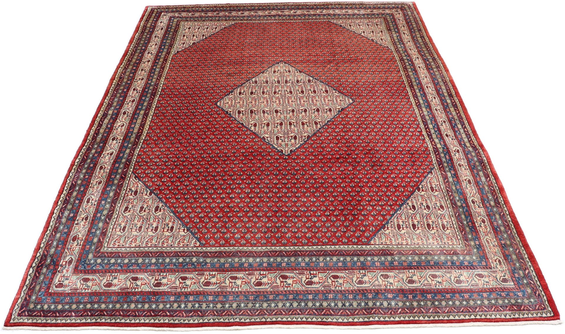 Sarough Perserteppich 234 × 338 cm aus Wolle, handgeknüpft