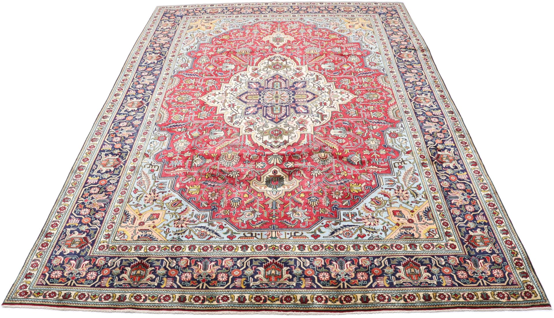 Handgeknüpfter Täbriz Perserteppich, 250 × 350 cm, Wolle