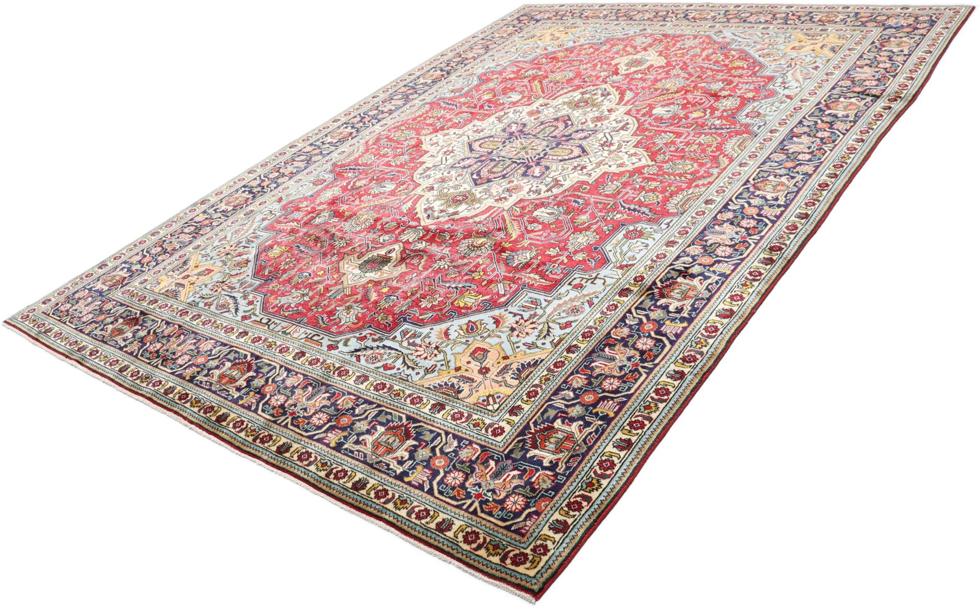 Handgeknüpfter Täbriz Perserteppich, 250 × 350 cm, Wolle