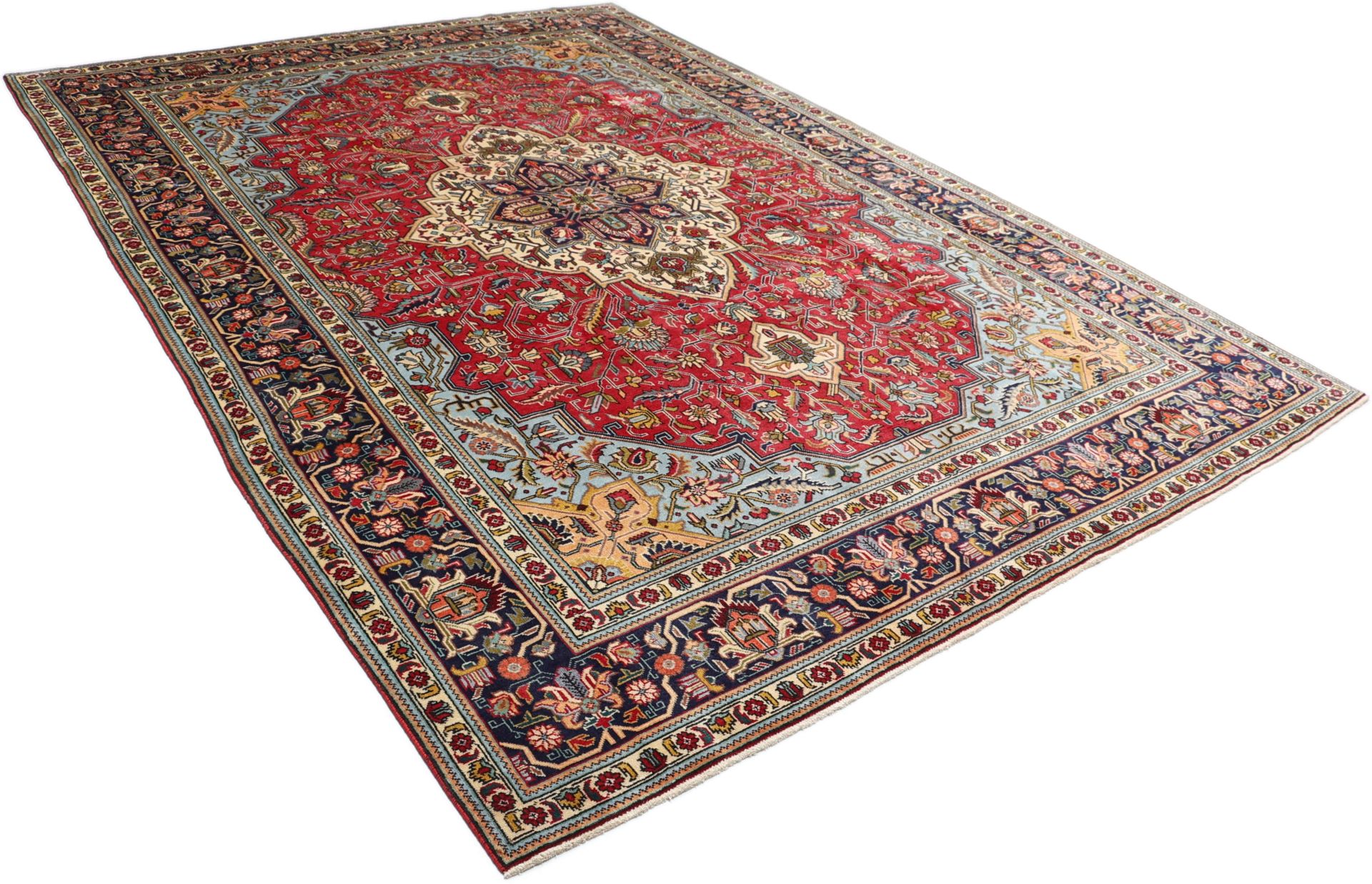 Handgeknüpfter Täbriz Perserteppich, 250 × 350 cm, Wolle