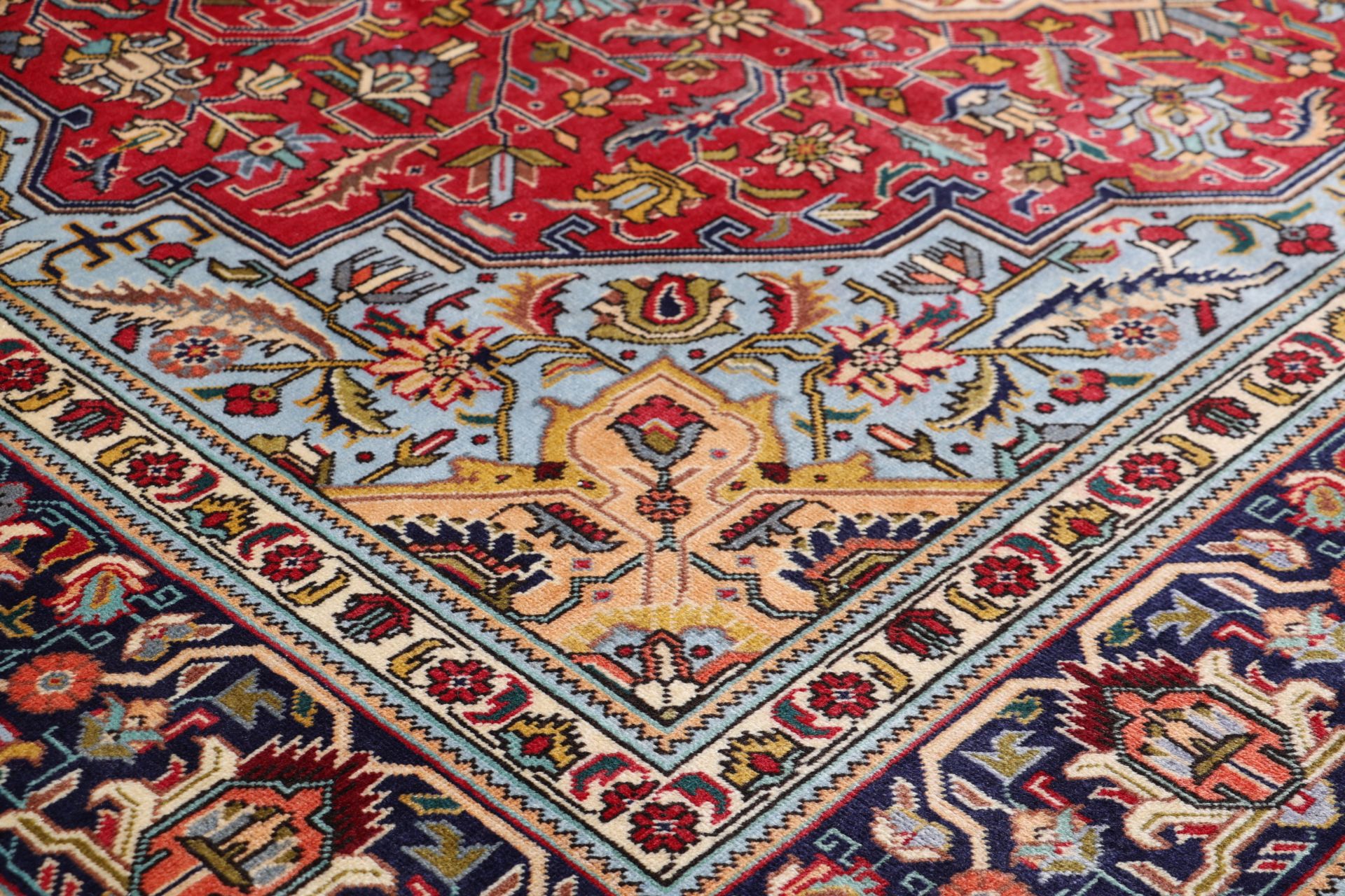 Handgeknüpfter Täbriz Perserteppich, 250 × 350 cm, Wolle