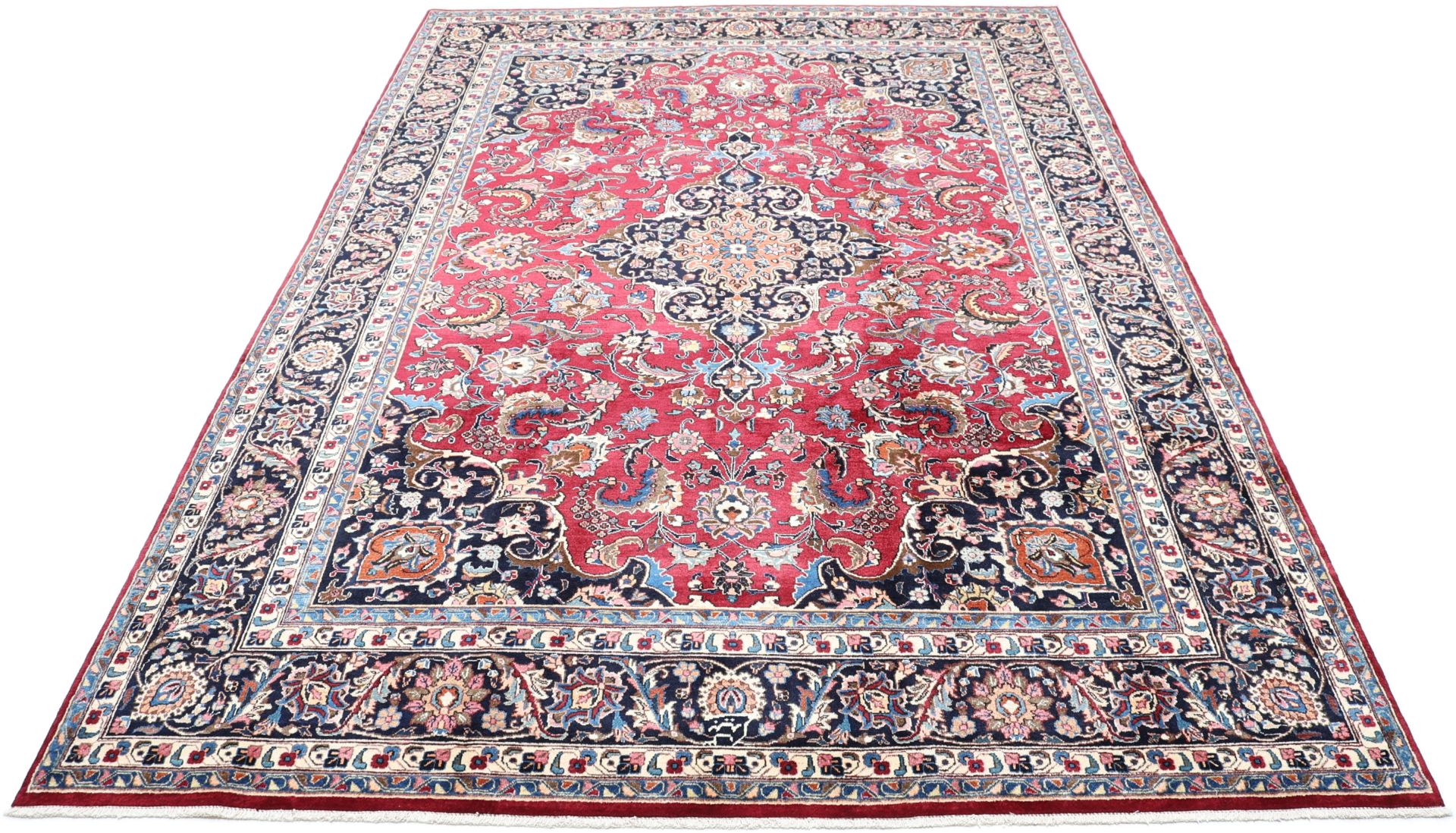 Handgeknüpfter Mashhad Perserteppich 245 × 350 cm