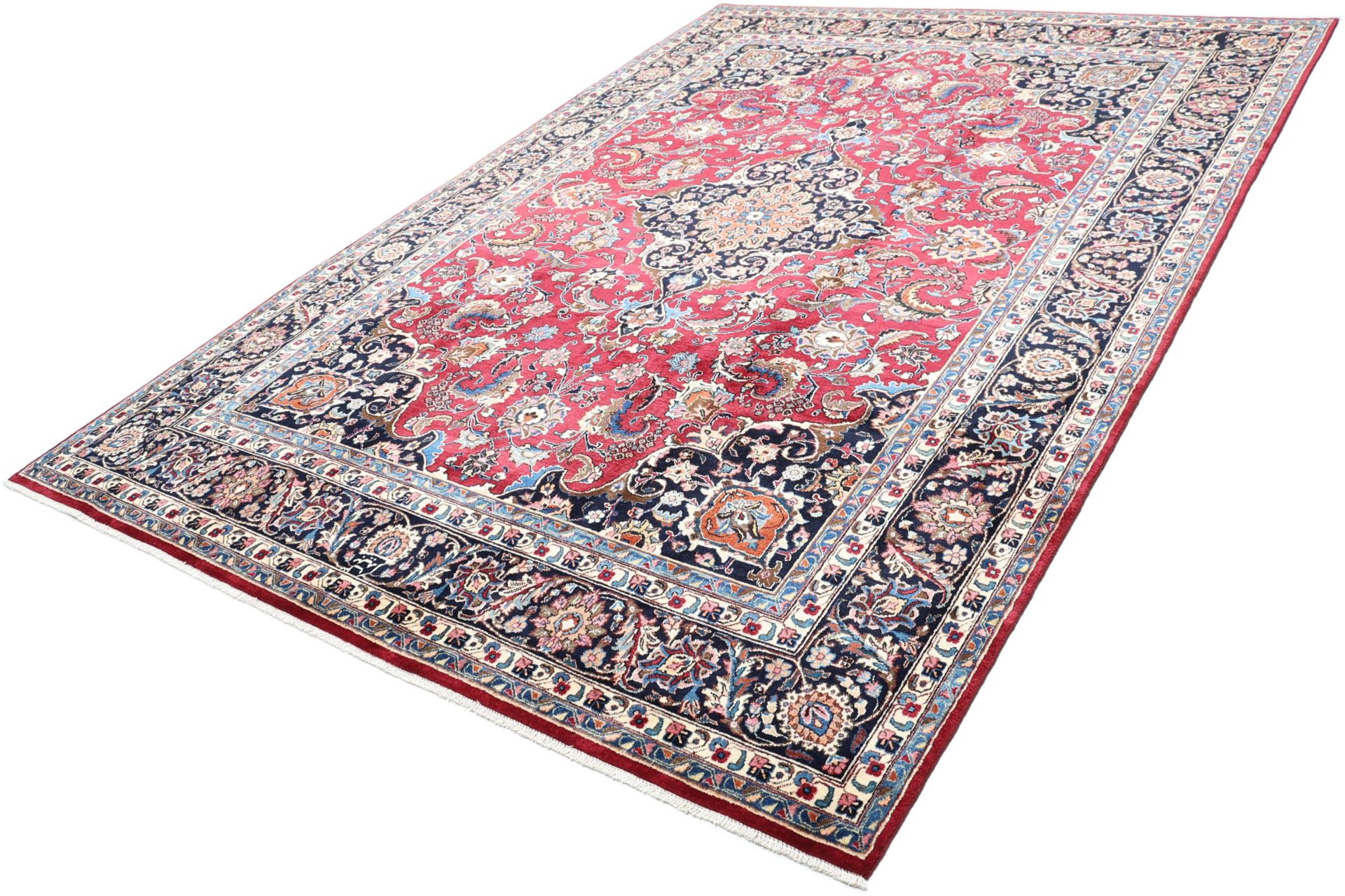 Handgeknüpfter Mashhad Perserteppich 245 × 350 cm