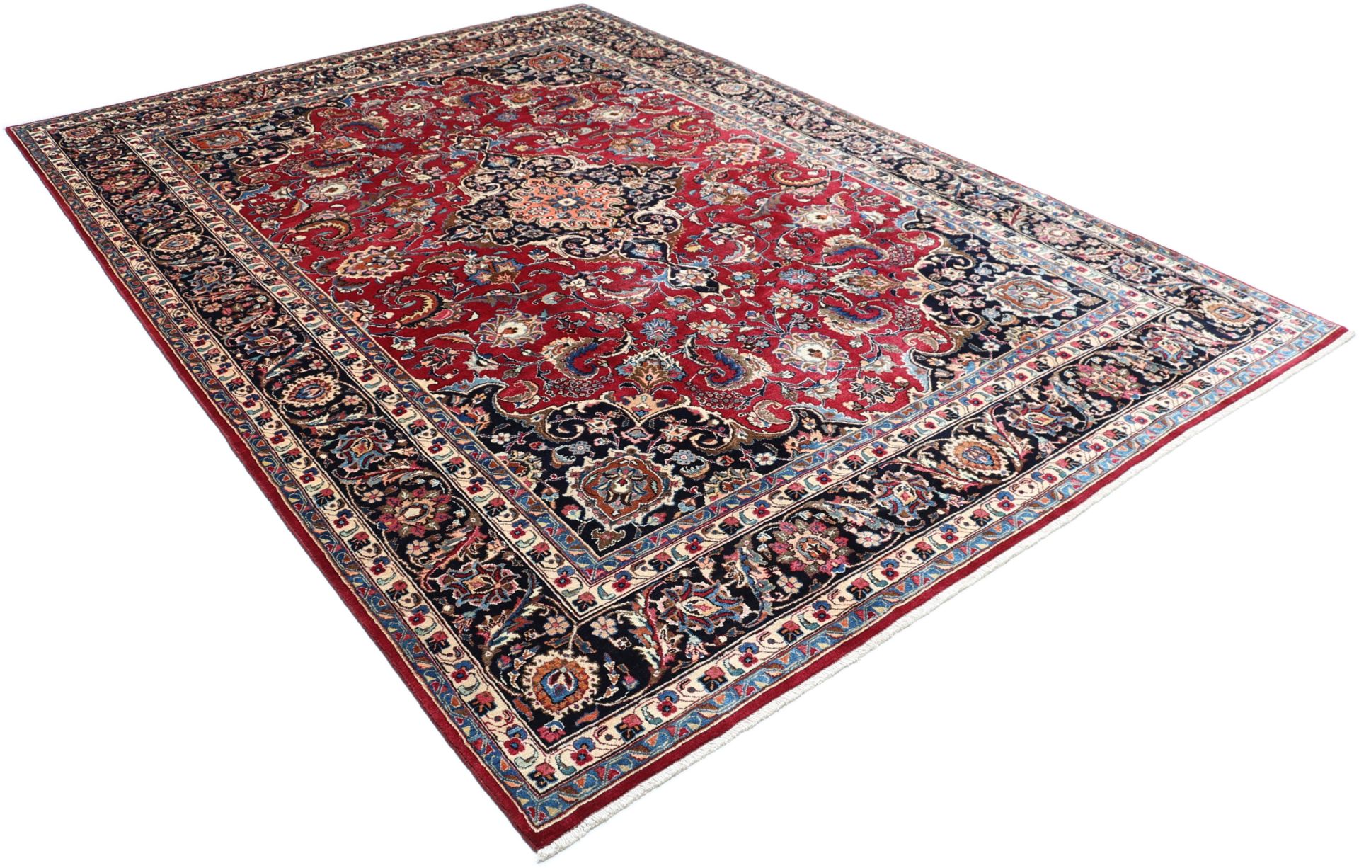 Handgeknüpfter Mashhad Perserteppich 245 × 350 cm