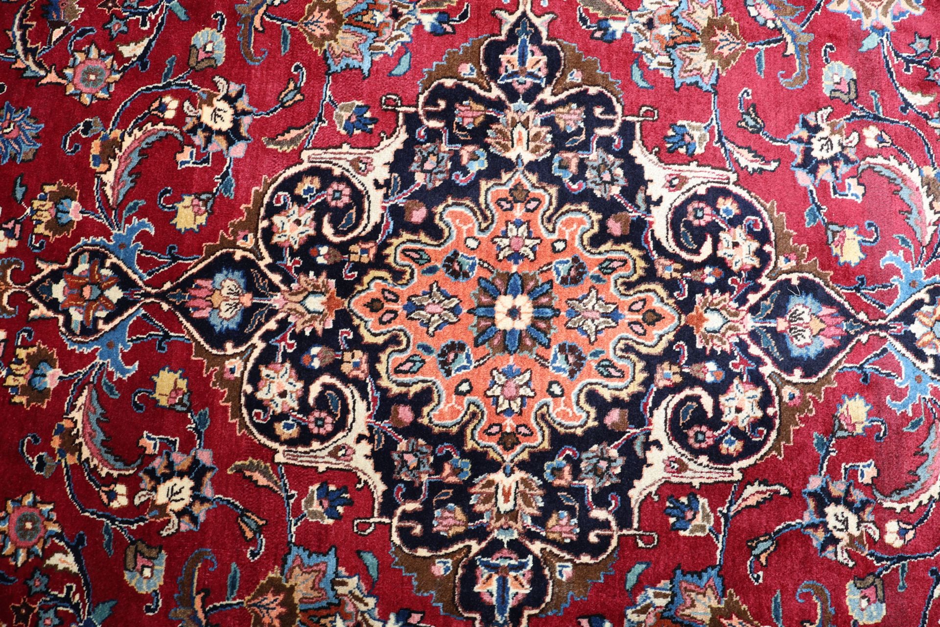 Handgeknüpfter Mashhad Perserteppich 245 × 350 cm