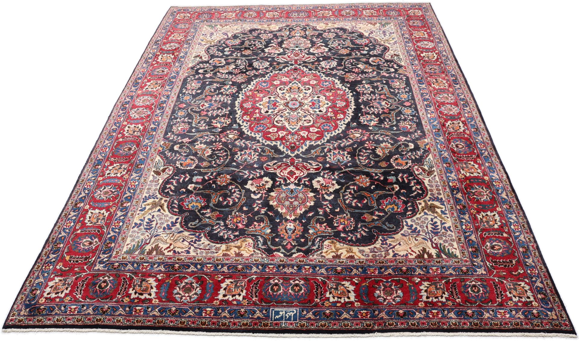 perserteppich-mashad-250-x-344-cm-schurwolle-handgeknupft-5 Mashhad Perserteppich aus Iran, 250 × 344 cm