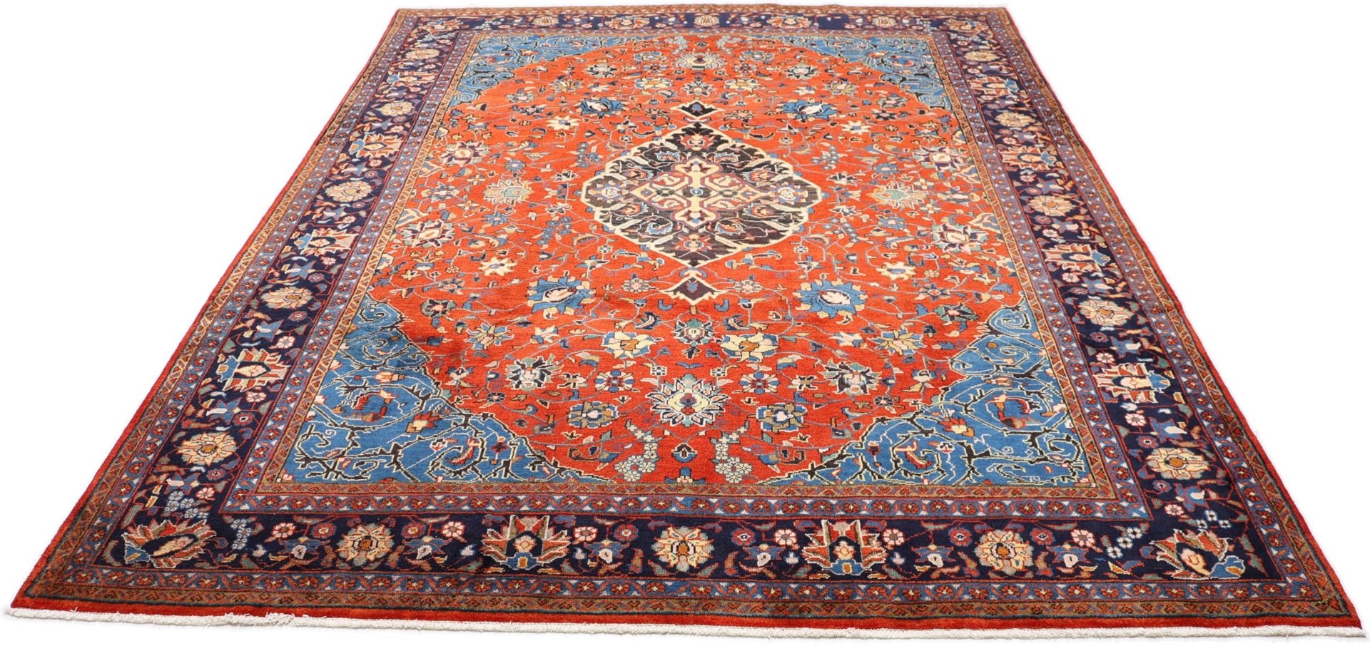 Handgeknüpfter Perserteppich, 257 × 345 cm, Wolle