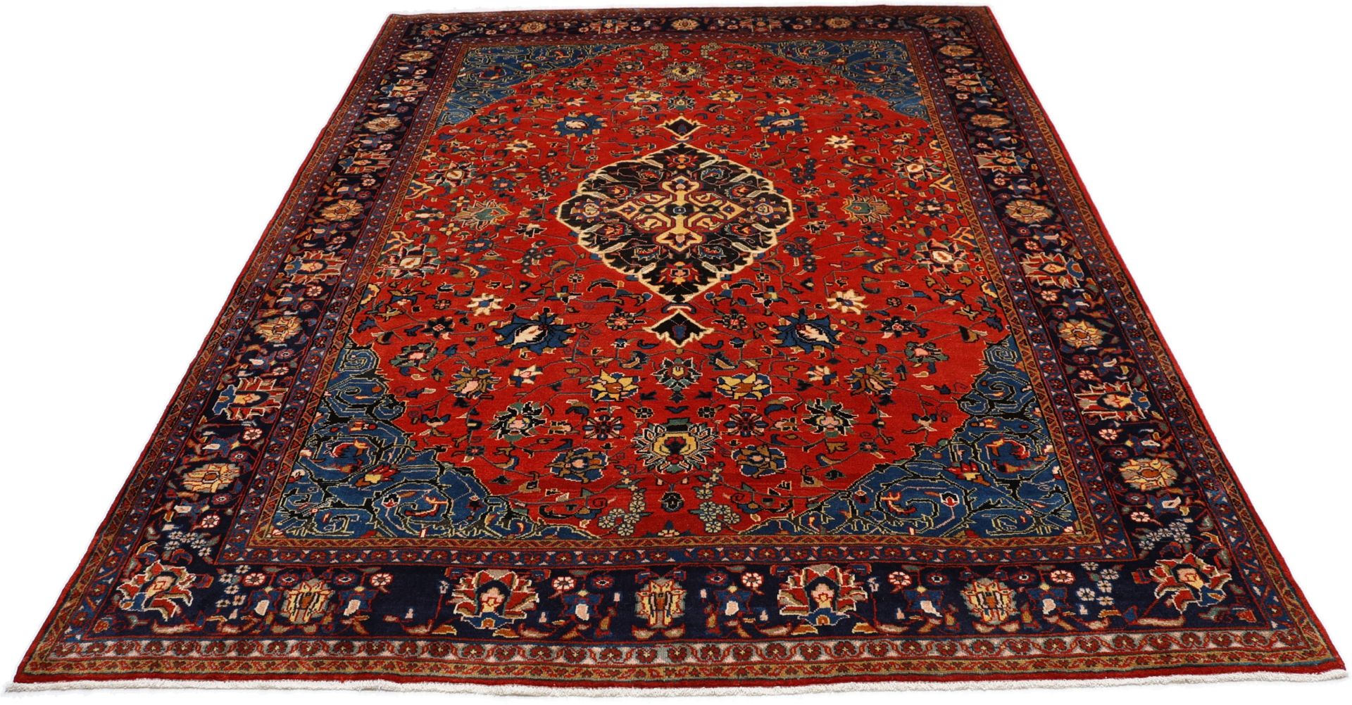 Handgeknüpfter Perserteppich, 257 × 345 cm, Wolle
