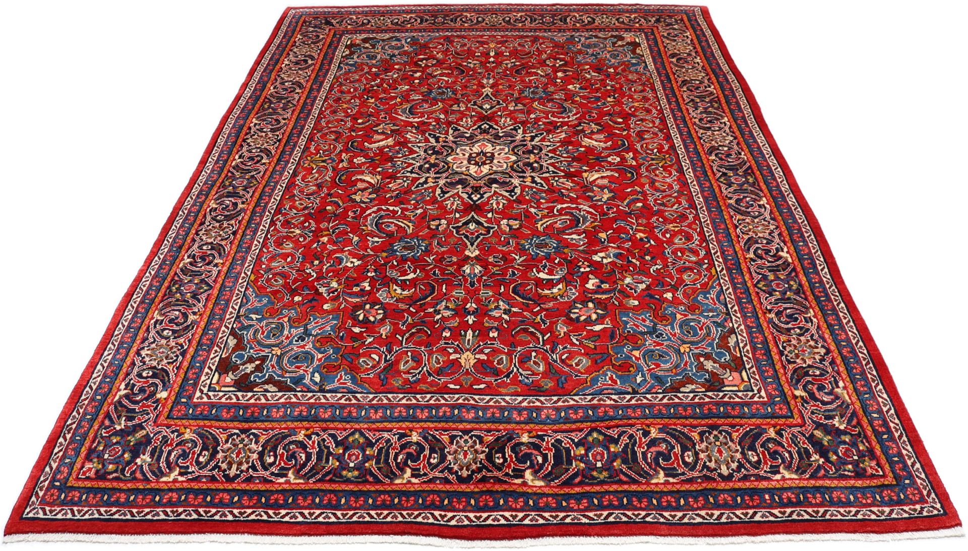 Perserteppich 247 × 356 cm aus Wolle, handgeknüpft