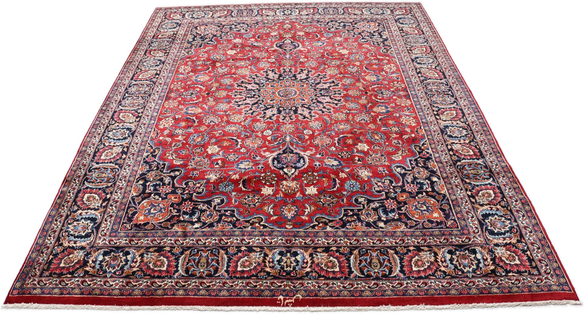 Handgeknüpfter Mashhad Perserteppich, 248 × 335 cm, Wolle