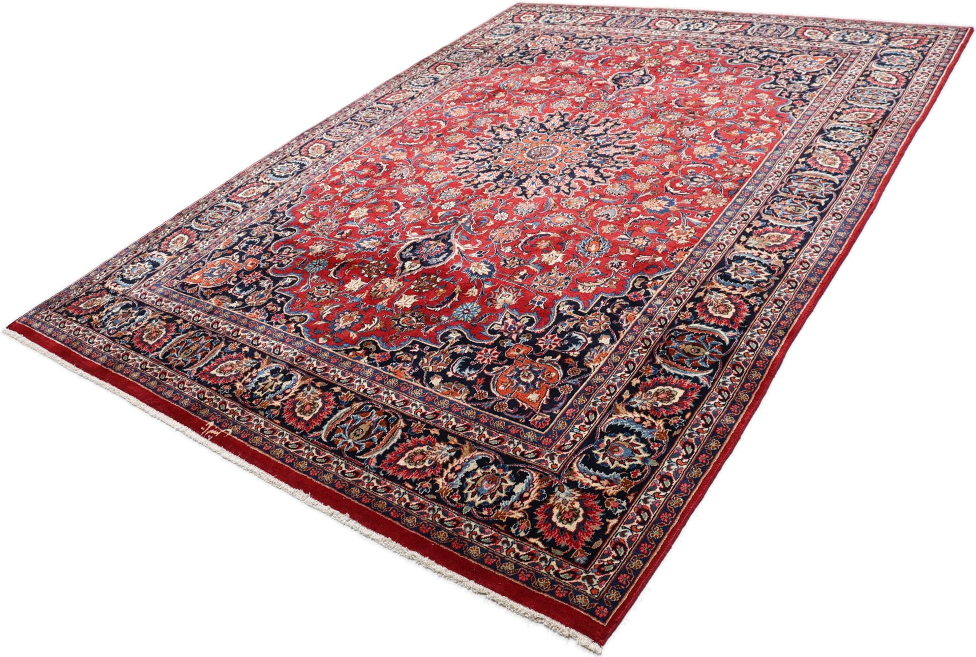 Handgeknüpfter Mashhad Perserteppich, 248 × 335 cm, Wolle