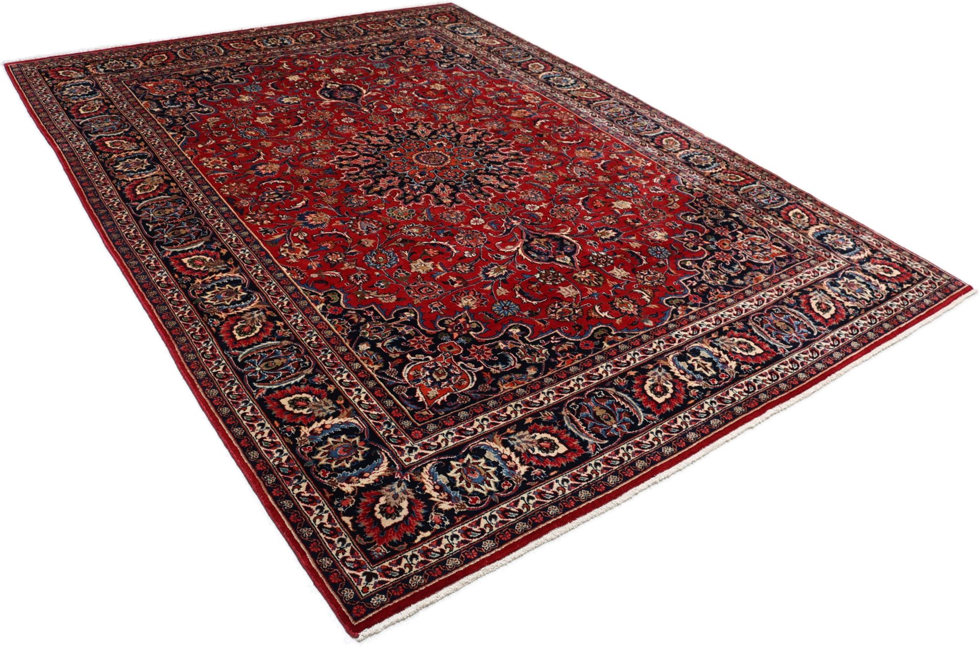 Handgeknüpfter Mashhad Perserteppich, 248 × 335 cm, Wolle