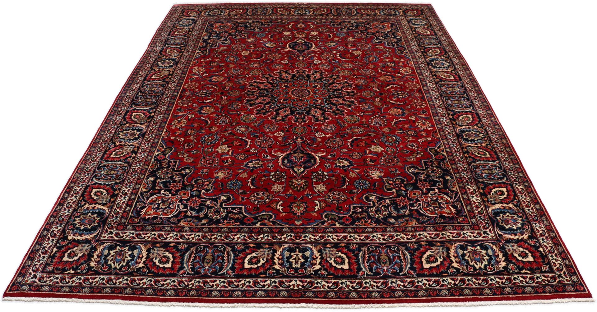 Handgeknüpfter Mashhad Perserteppich, 248 × 335 cm, Wolle