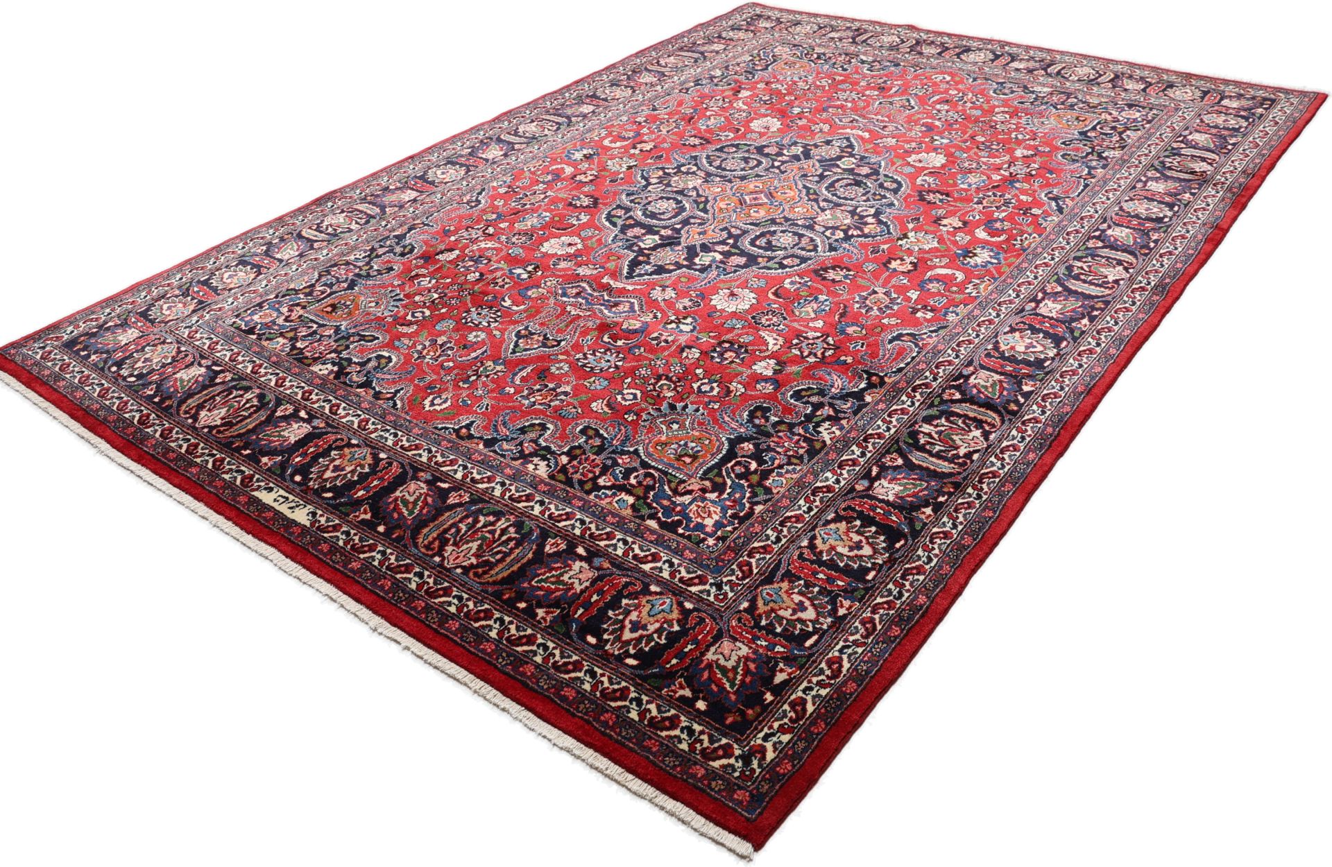 Handgeknüpfter Mashhad Perserteppich 247 × 367 cm