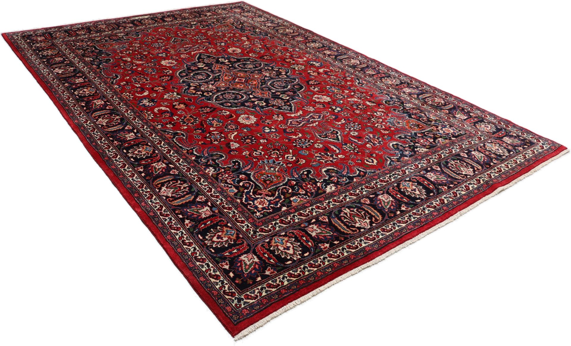 Handgeknüpfter Mashhad Perserteppich 247 × 367 cm