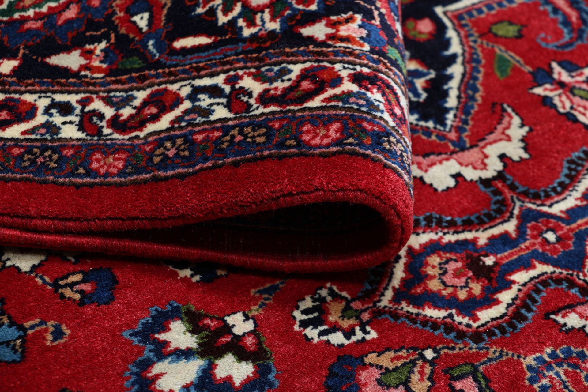 Handgeknüpfter Mashhad Perserteppich 247 × 367 cm