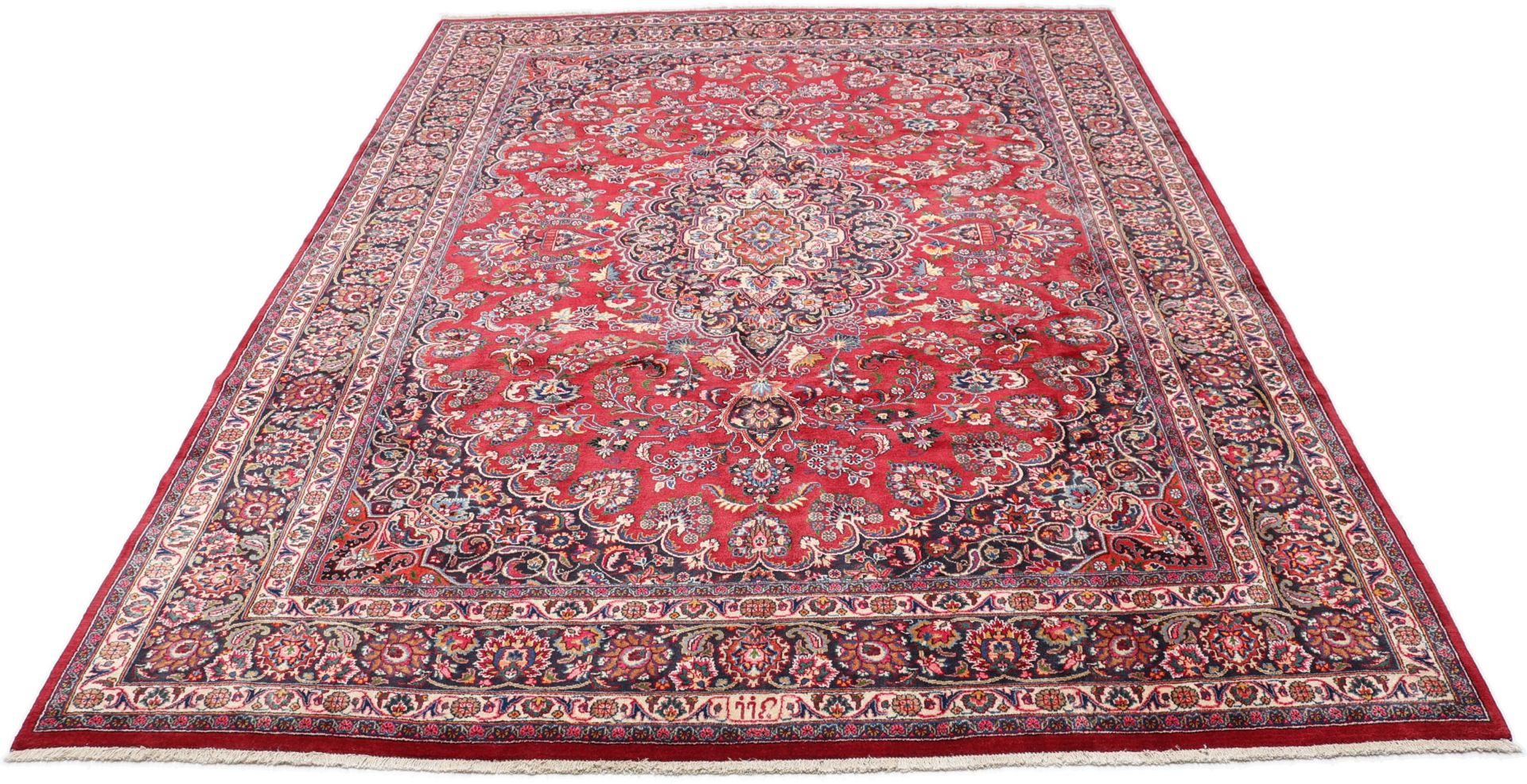 perserteppich-mashad-257-x-350-cm-schurwolle-handgeknupft-1 Mashhad Perserteppich aus Iran, 257 × 350 cm