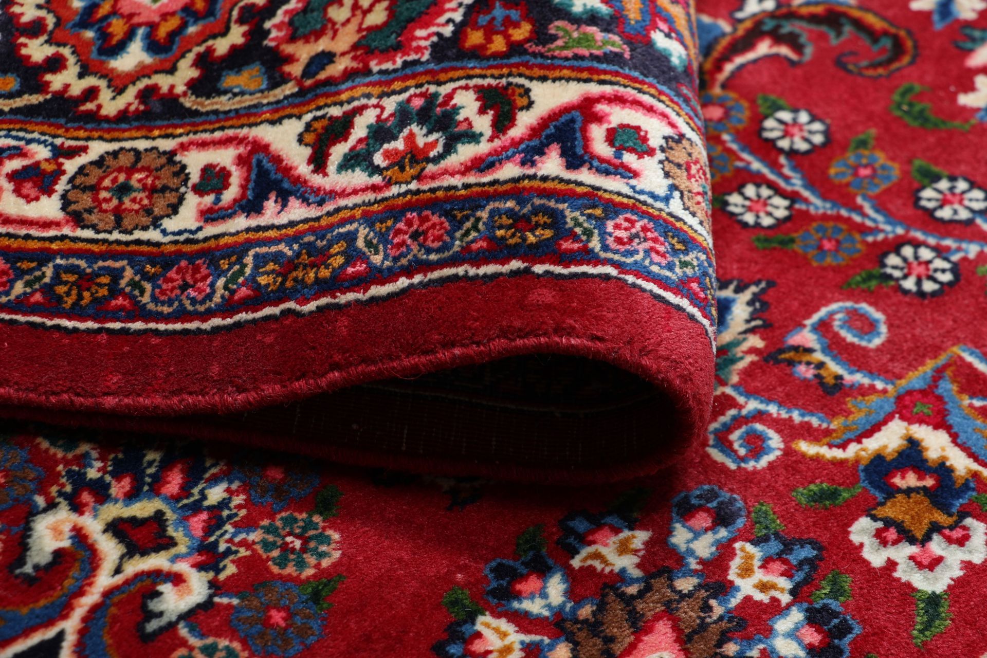 perserteppich-mashad-257-x-350-cm-schurwolle-handgeknupft-9 Mashhad Perserteppich aus Iran, 257 × 350 cm