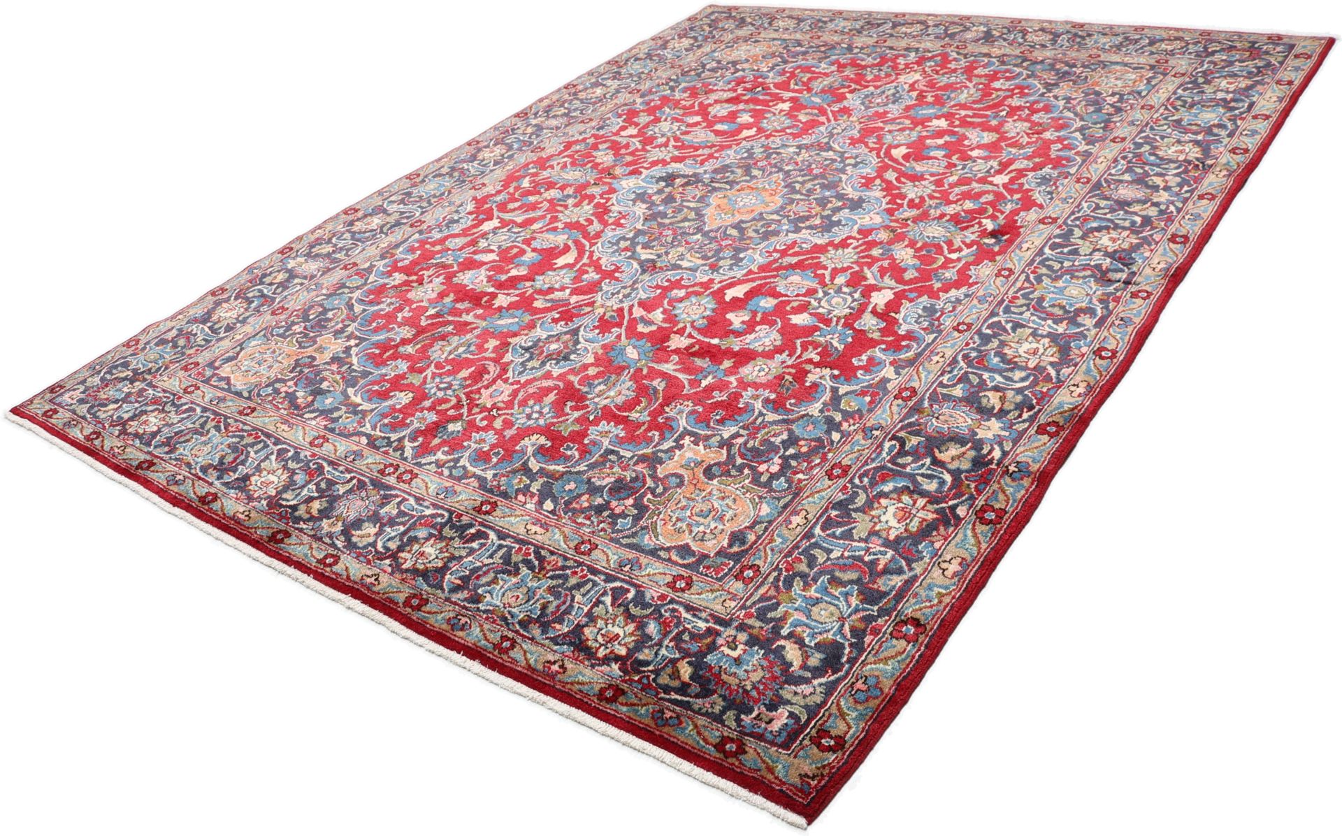 perserteppich-mashad-250-x-342-cm-schurwolle-handgeknupft-2 Handgeknüpfter Mashhad Perserteppich 250 × 342 cm