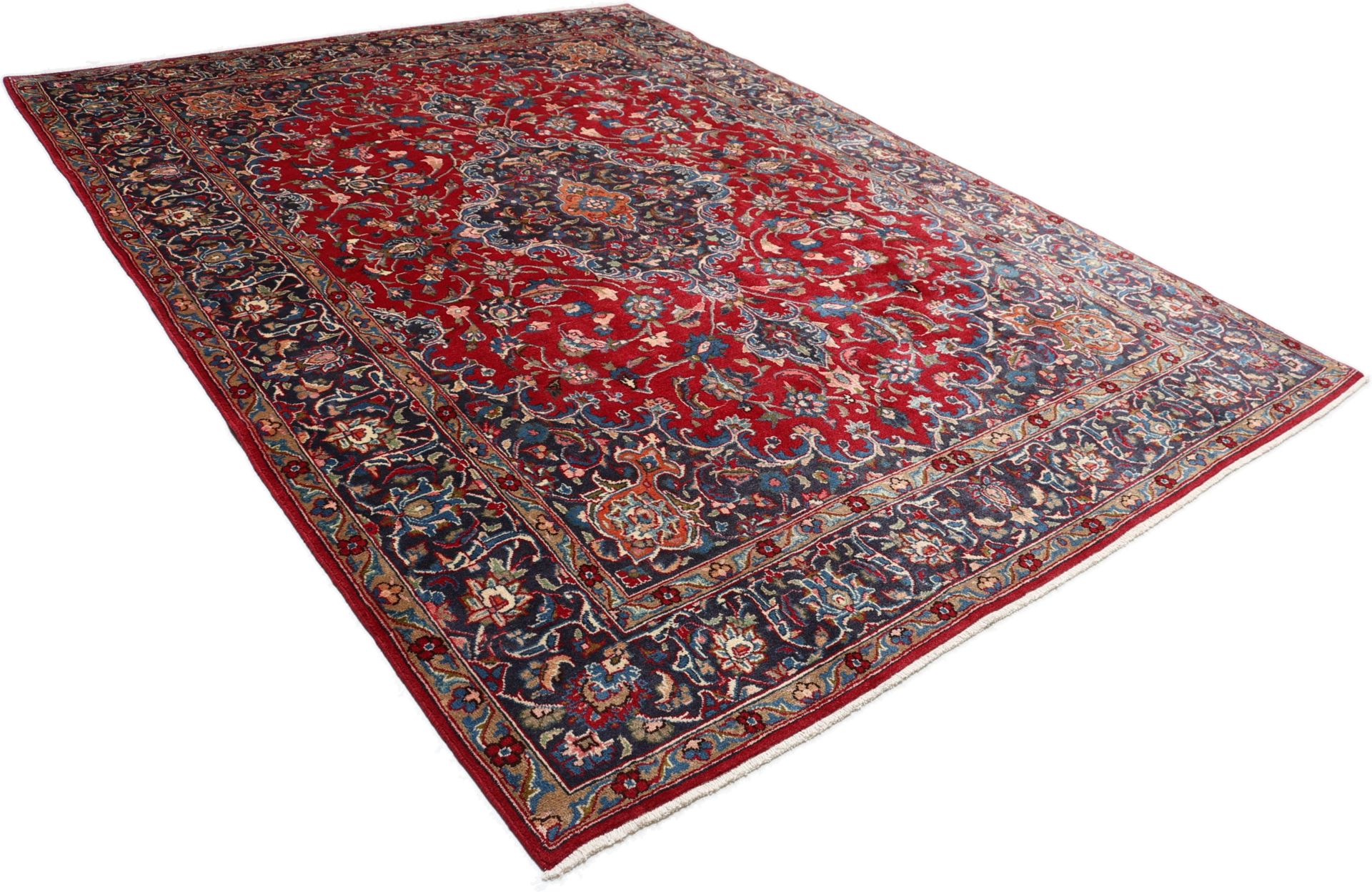 perserteppich-mashad-250-x-342-cm-schurwolle-handgeknupft-3 Handgeknüpfter Mashhad Perserteppich 250 × 342 cm
